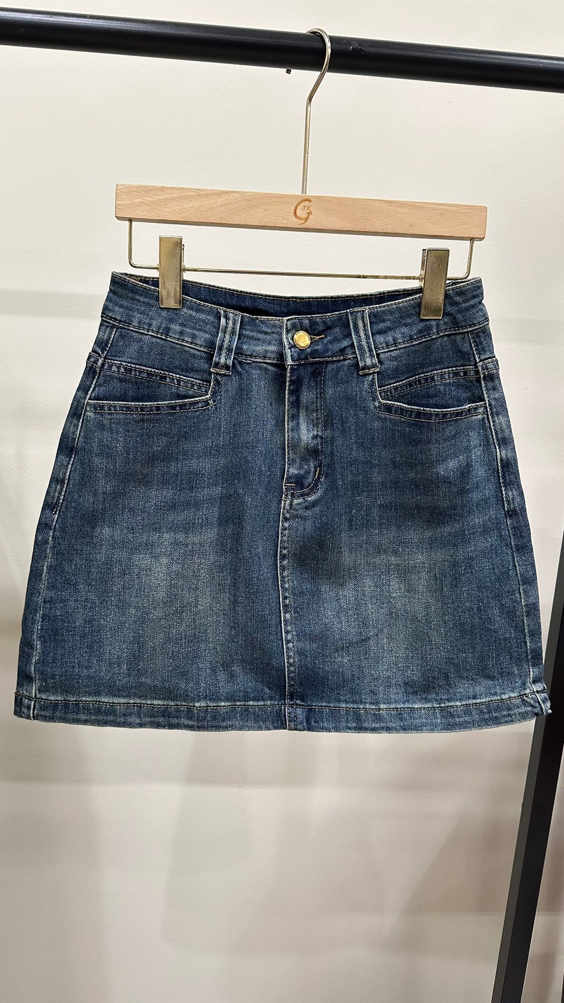 (D1907)Denim Skirt