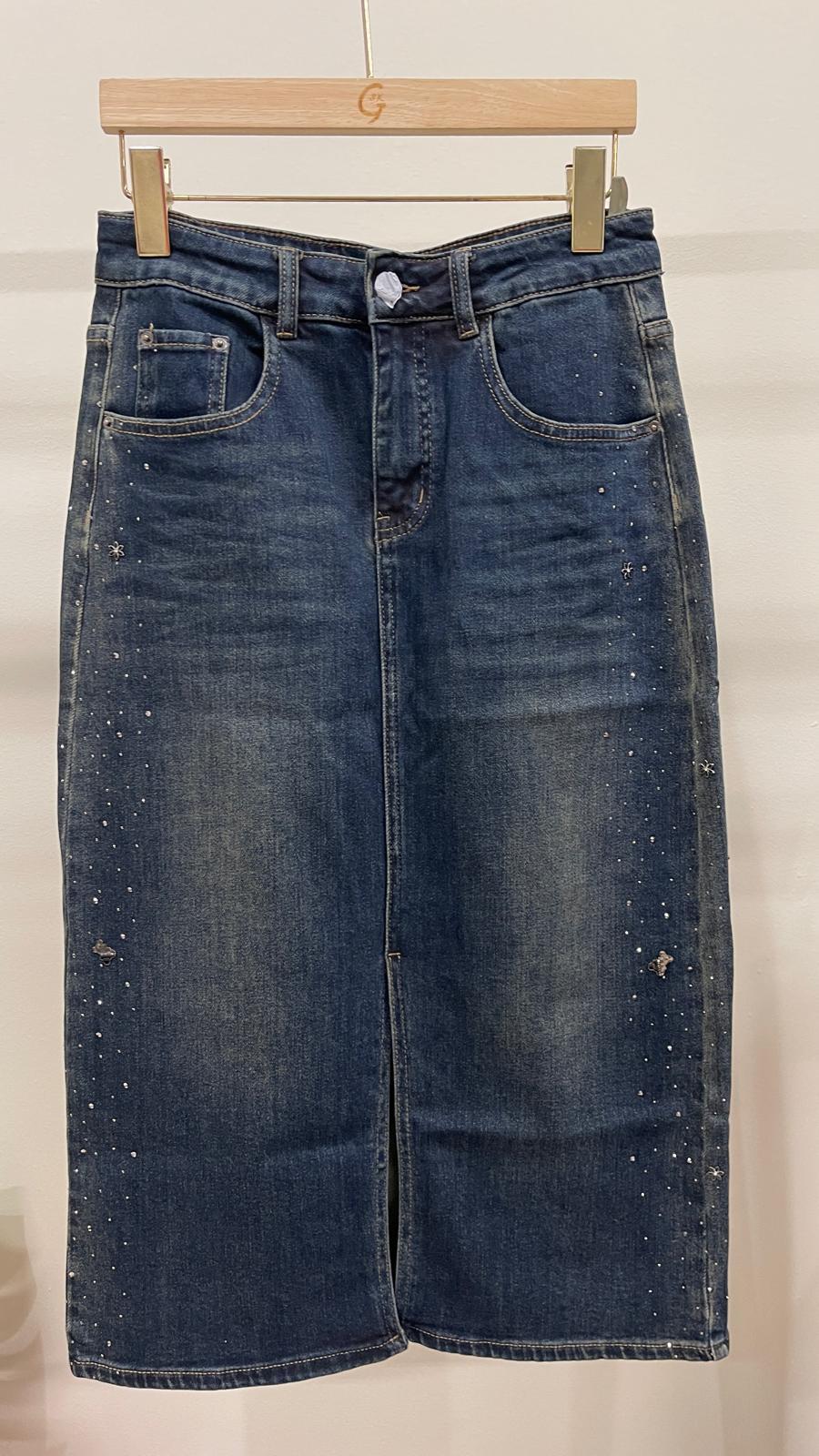 (D1922)Denim Skirt