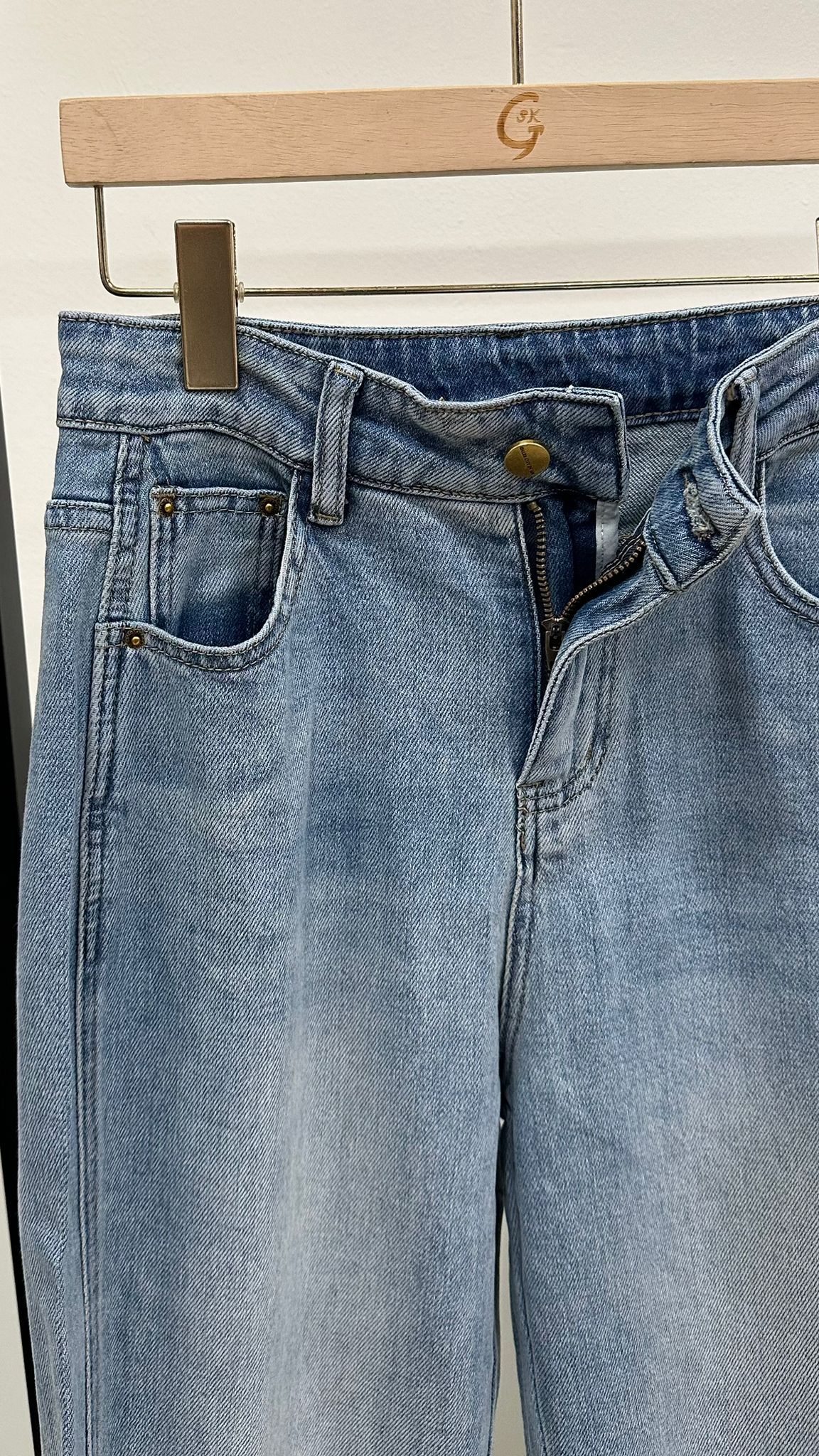 (D1932)Denim Pants