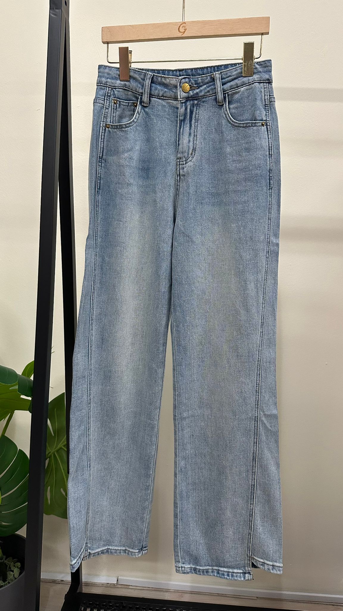 (D1932)Denim Pants