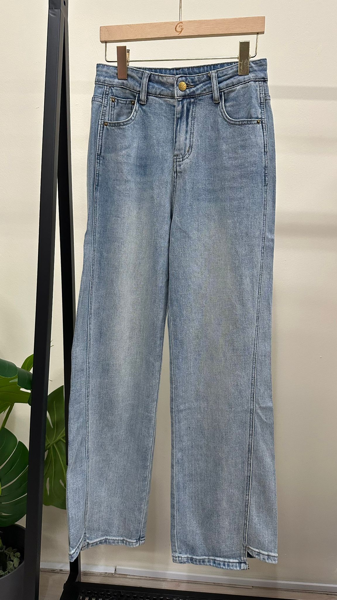 (D1932)Denim Pants