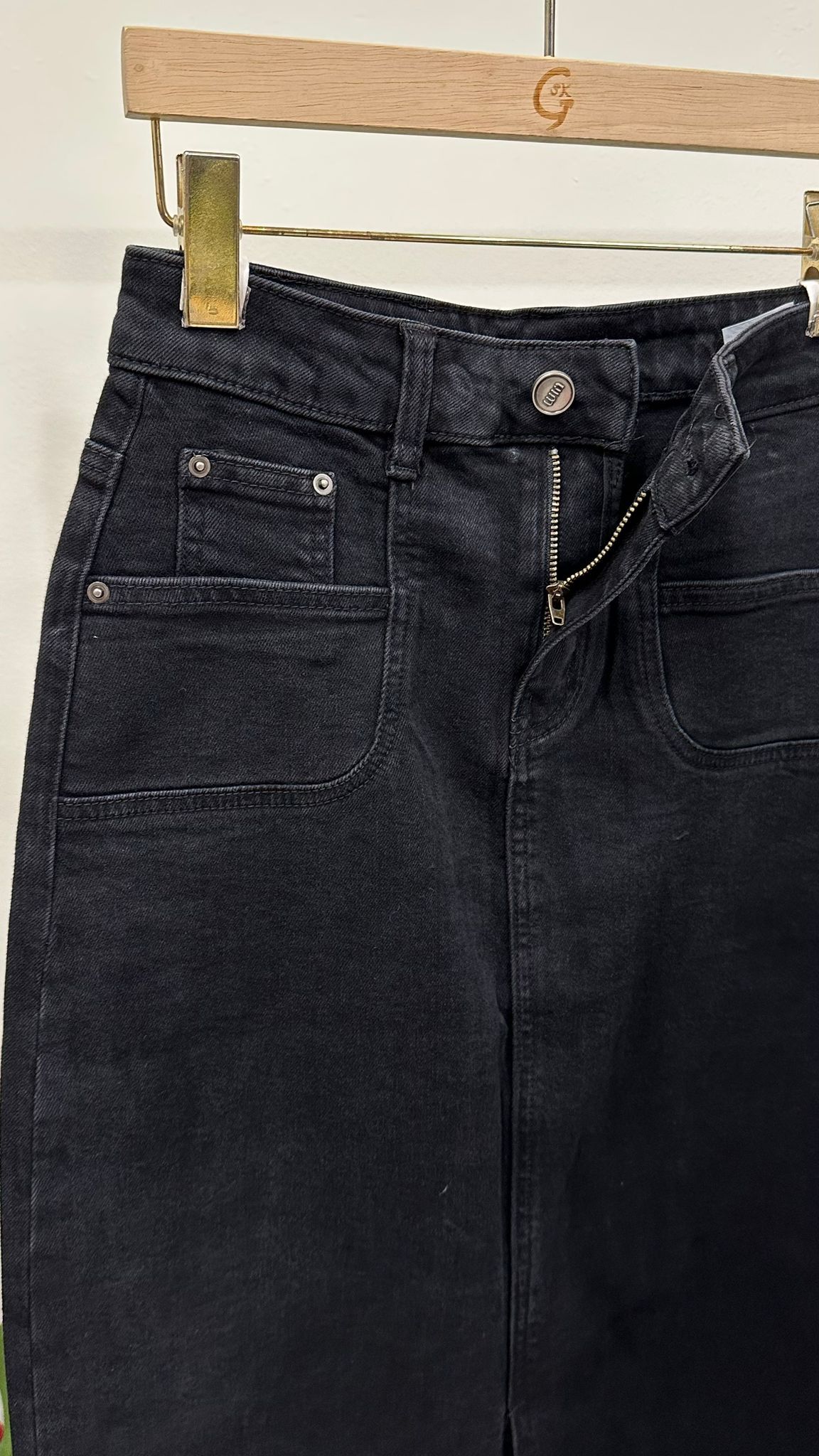 (D1938)Denim Skirt
