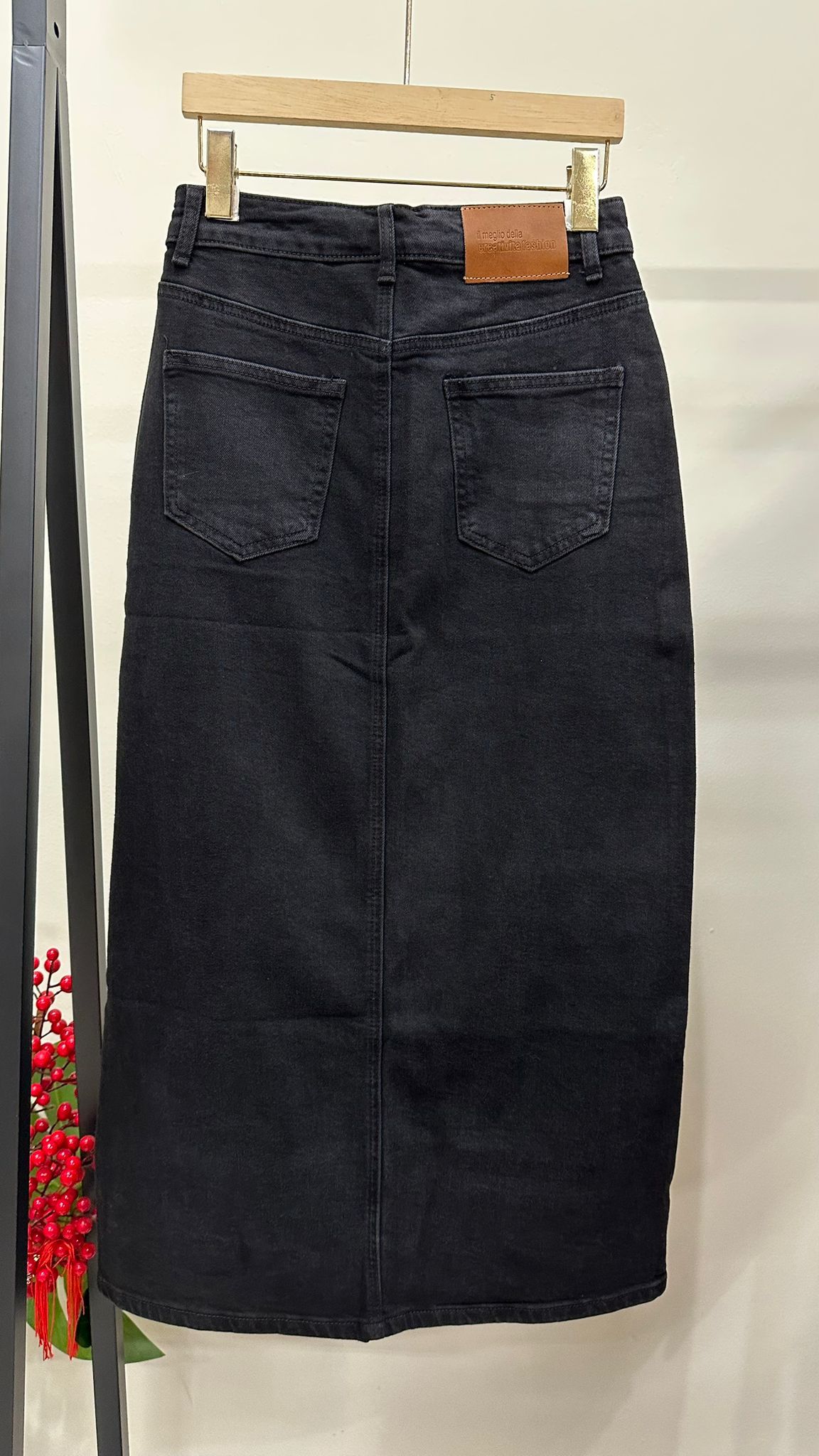 (D1938)Denim Skirt