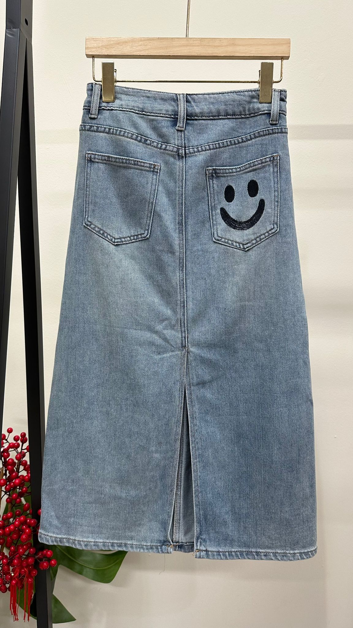 (D1942)Denim Skirt