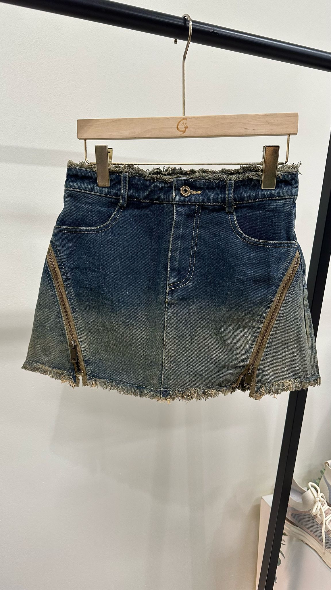 (D1956)Denim Shorts