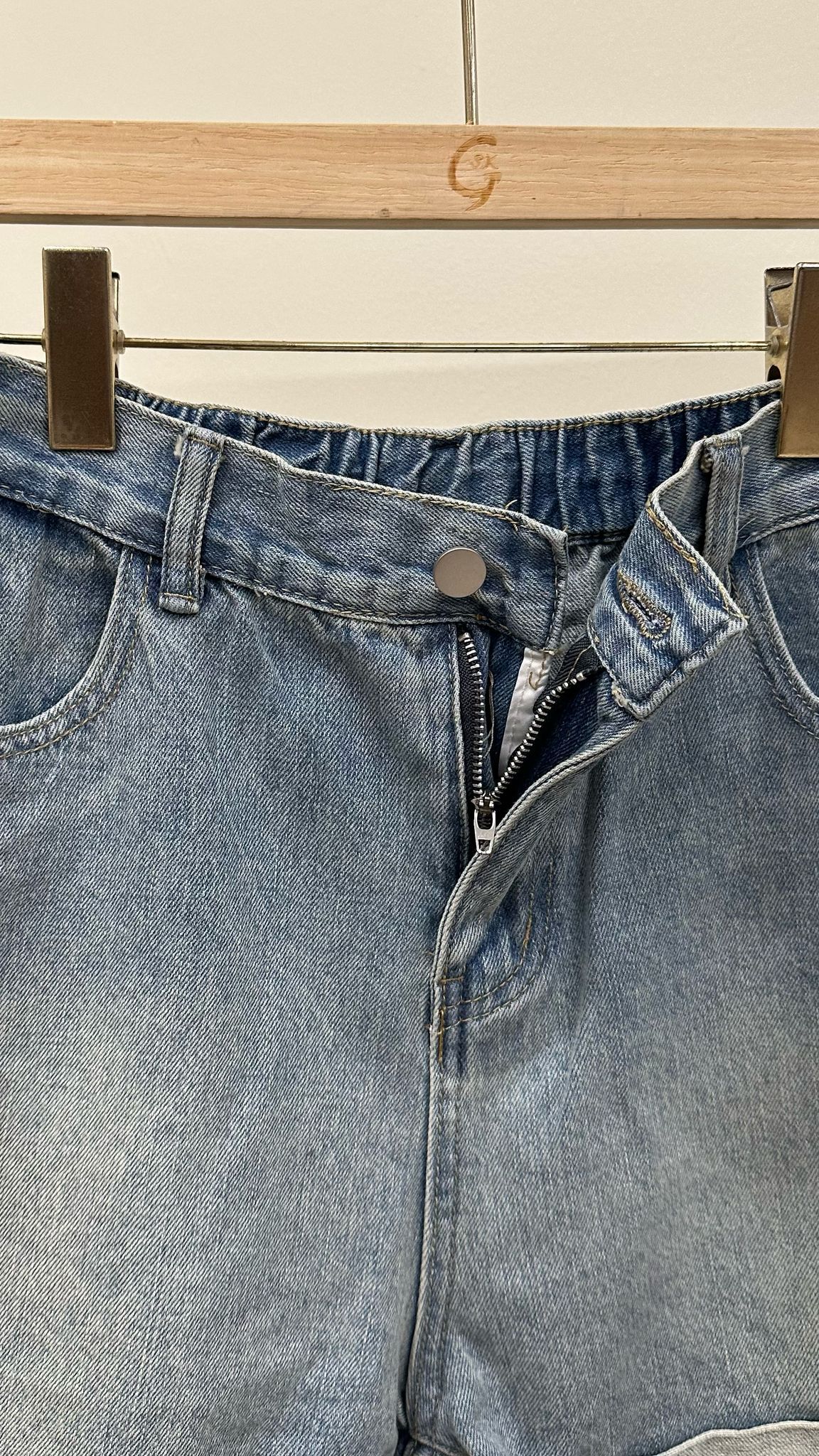 (D1962)Denim Shorts