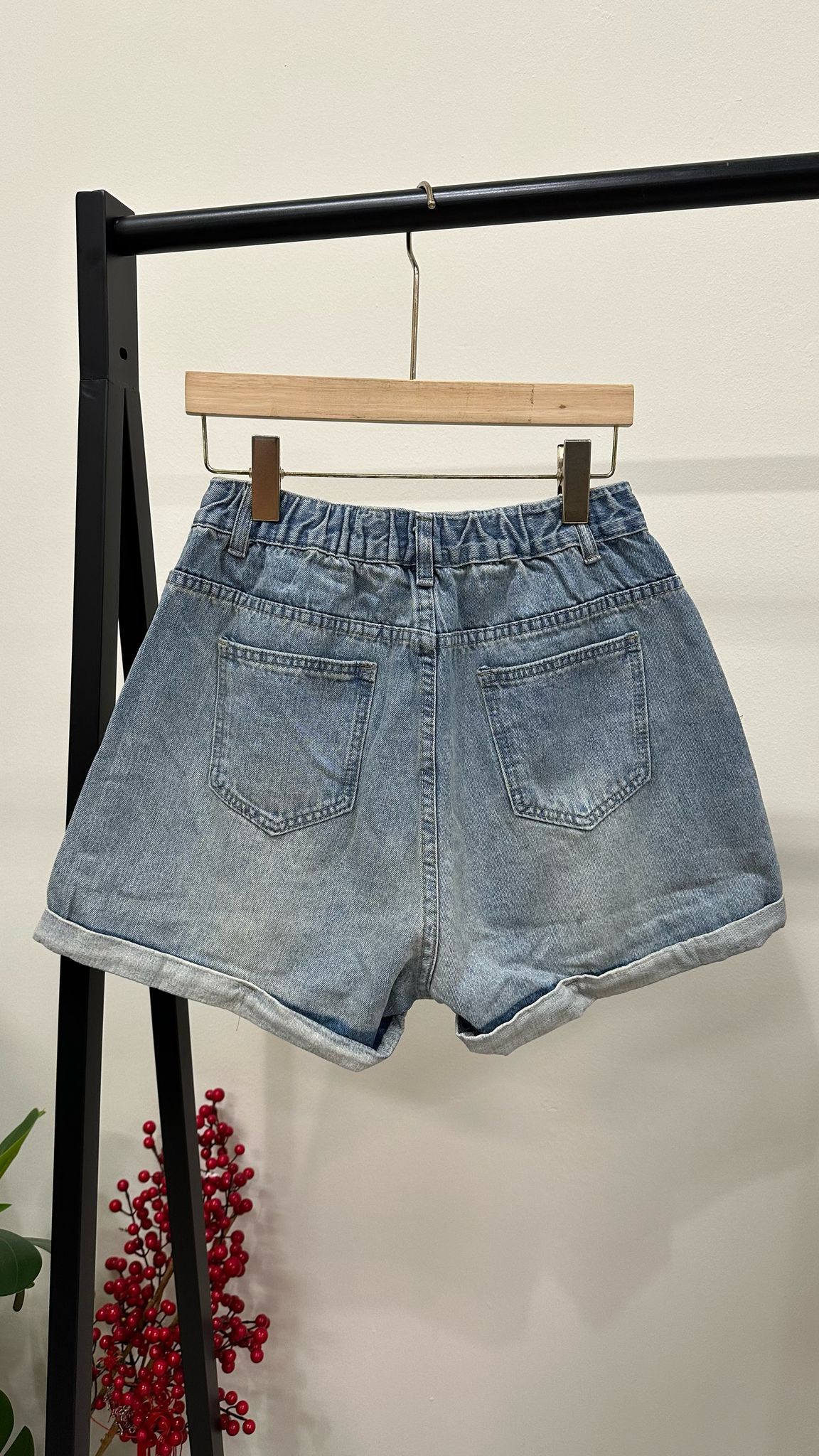(D1962)Denim Shorts