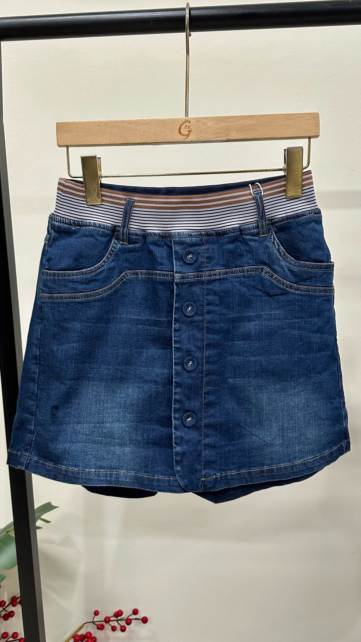 (D1973)Denim Shorts