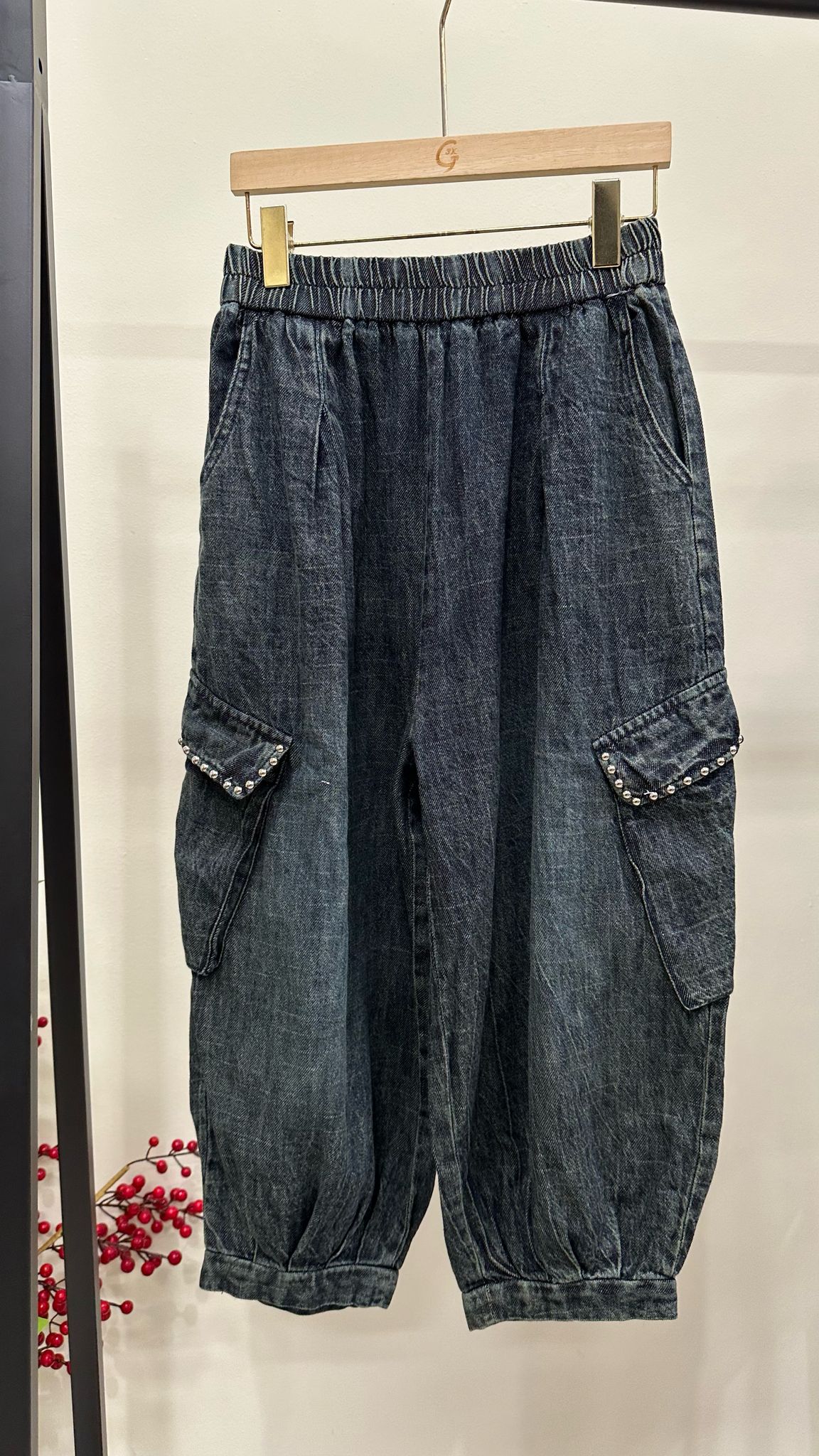 (D1987)Denim Pants