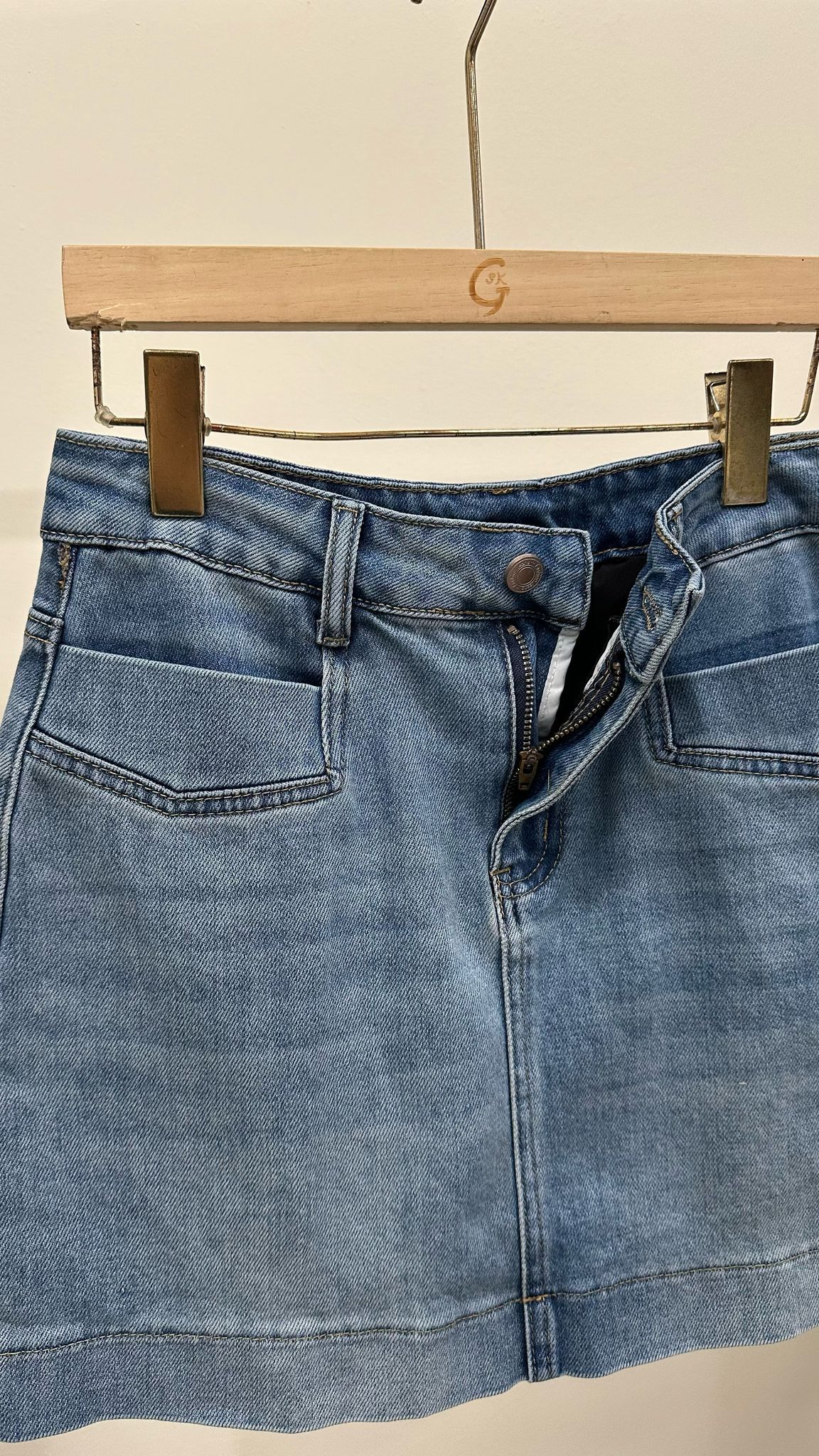 (D2007)Denim Skirt