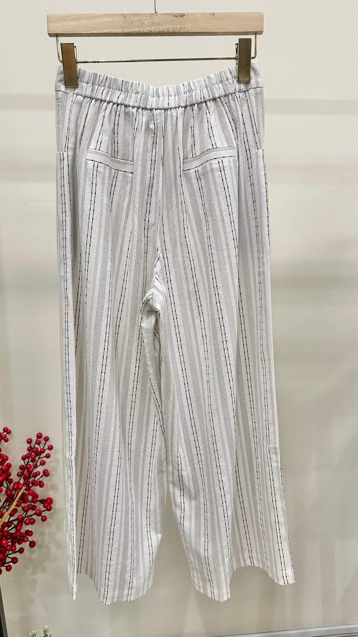 (D2034)Striped Pants