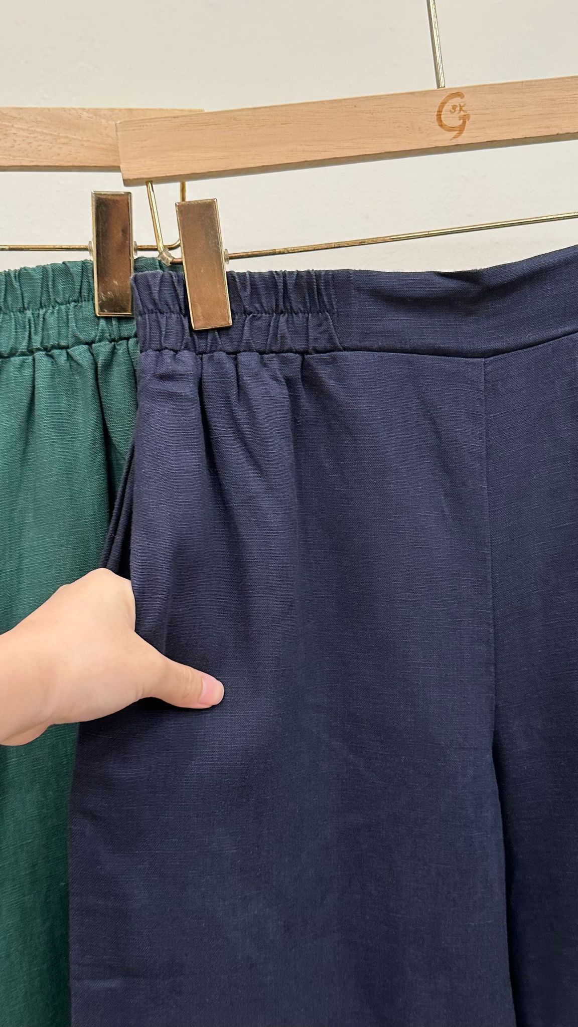 (D2053)Linen Pants