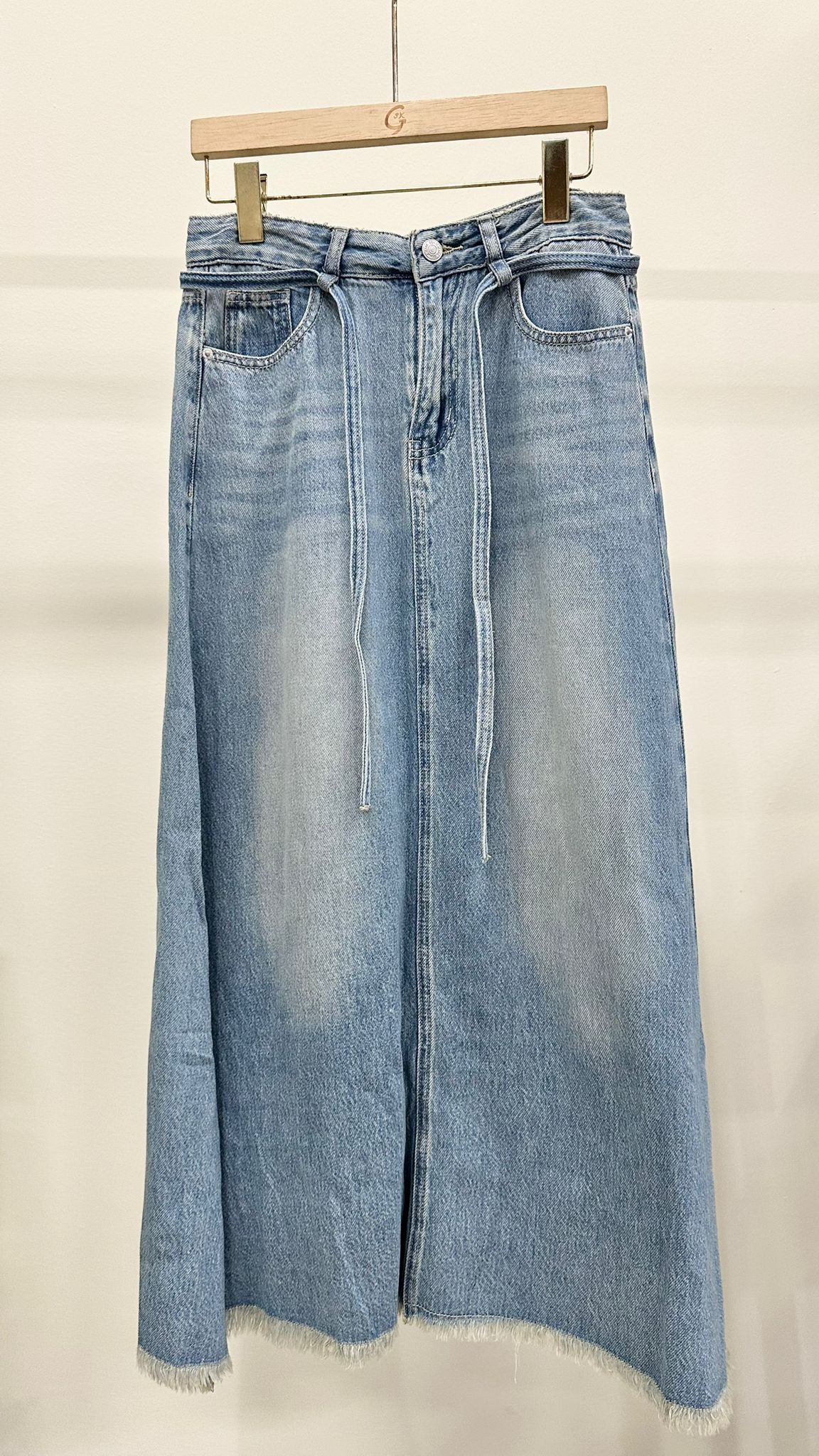 (D2054)Denim Skirt