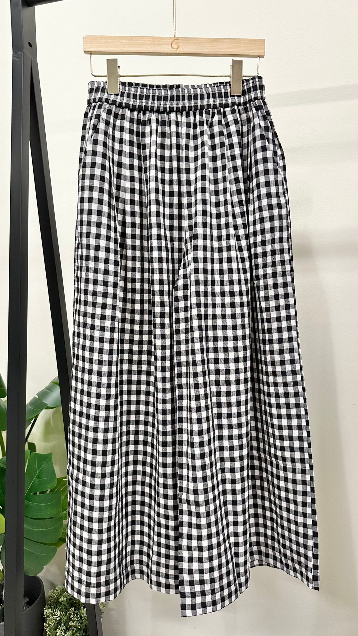 (D2055)Checkered Pants