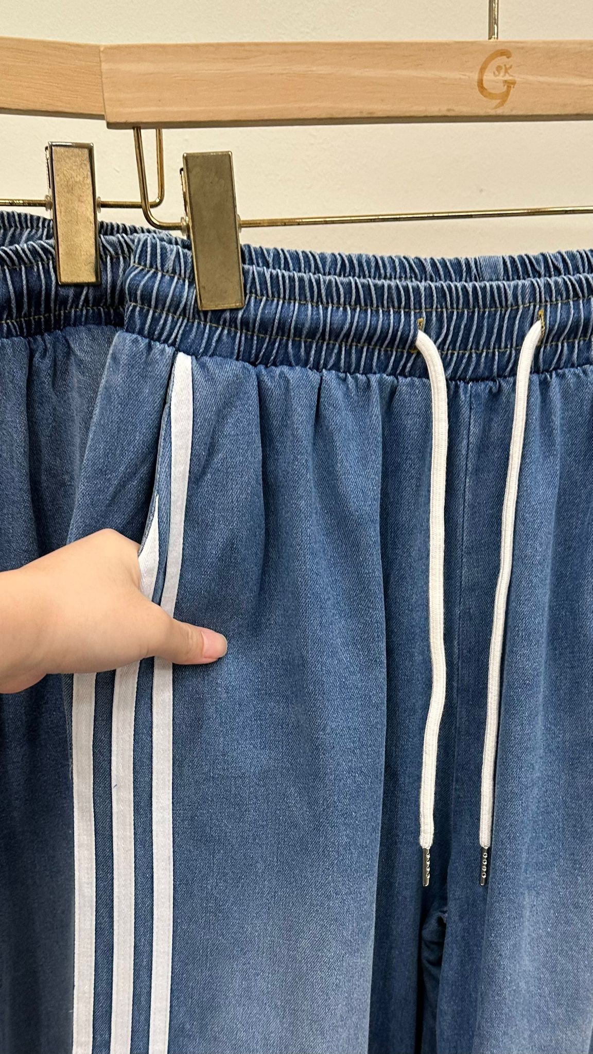 (D2063)Denim Pants