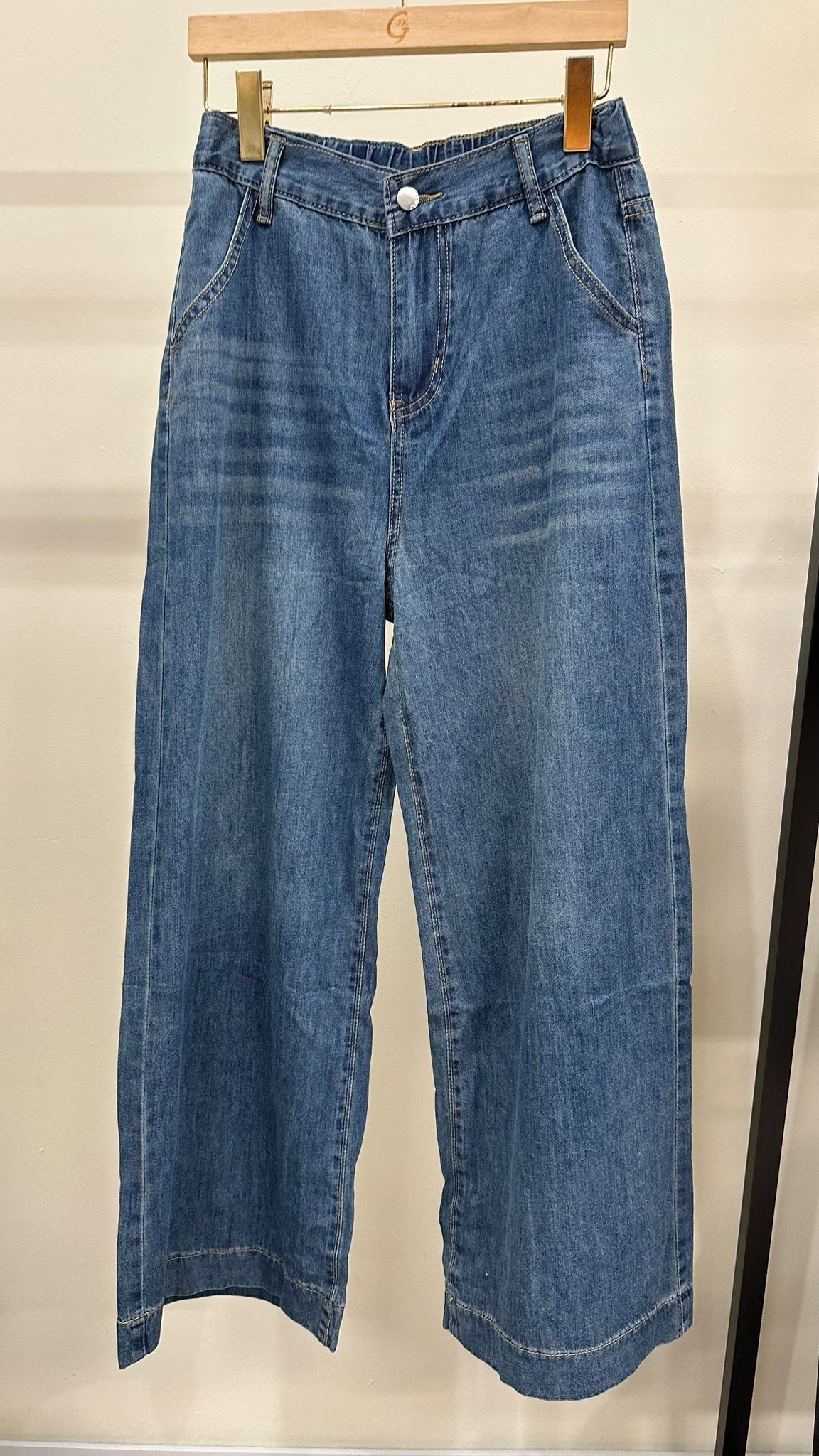 (D2071) Denim Pants