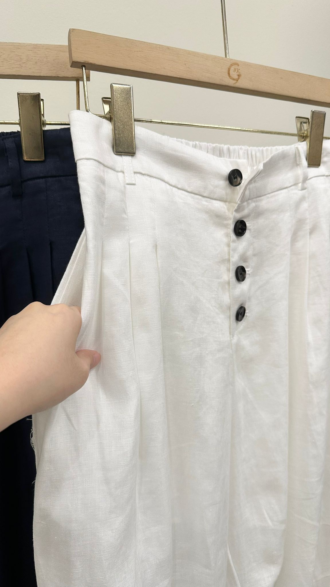 (D2073)Linen Pants
