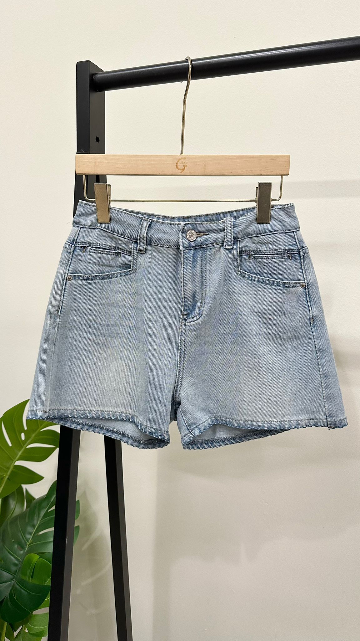 (D2096)Denim Shorts