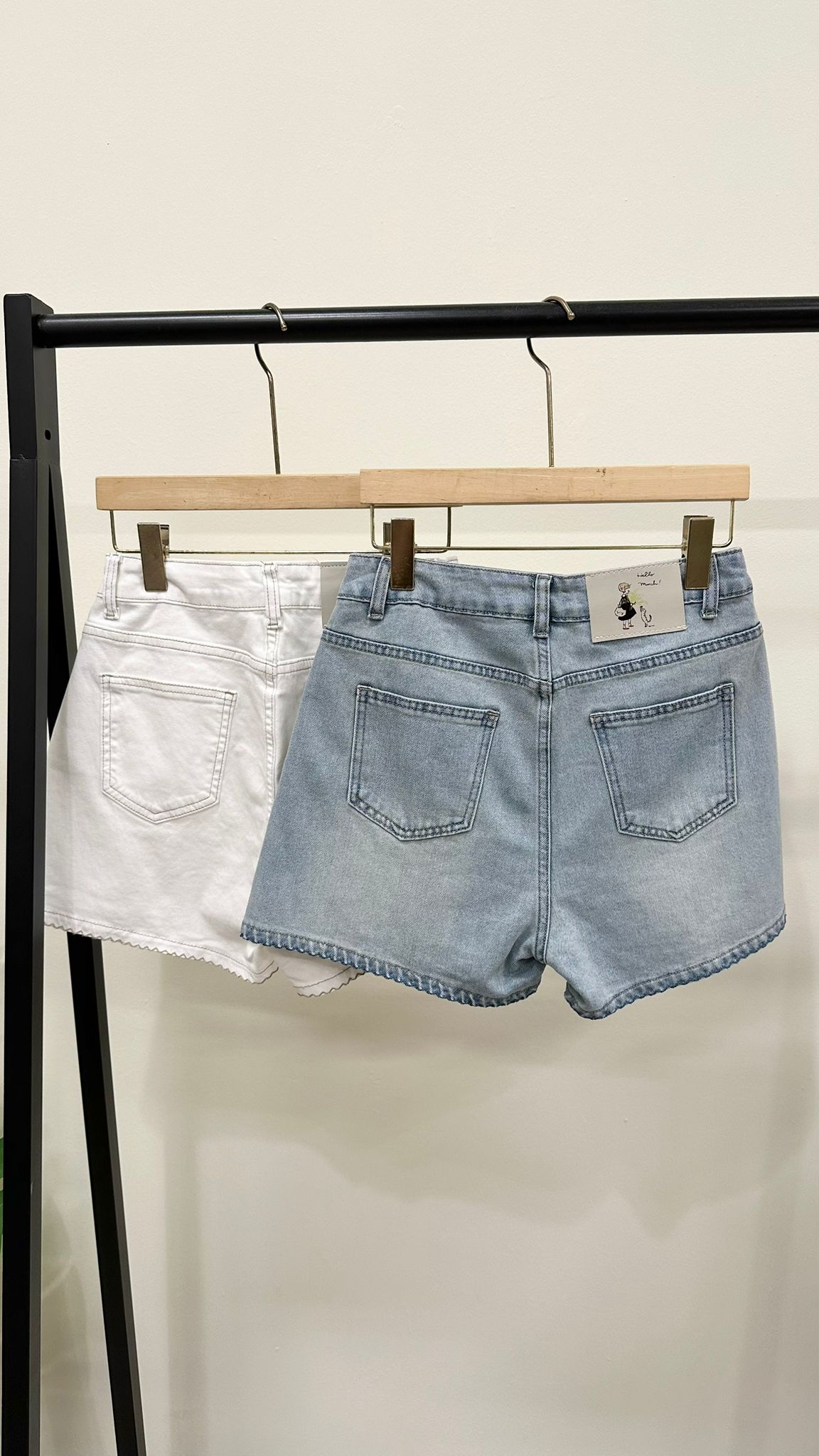 (D2096)Denim Shorts