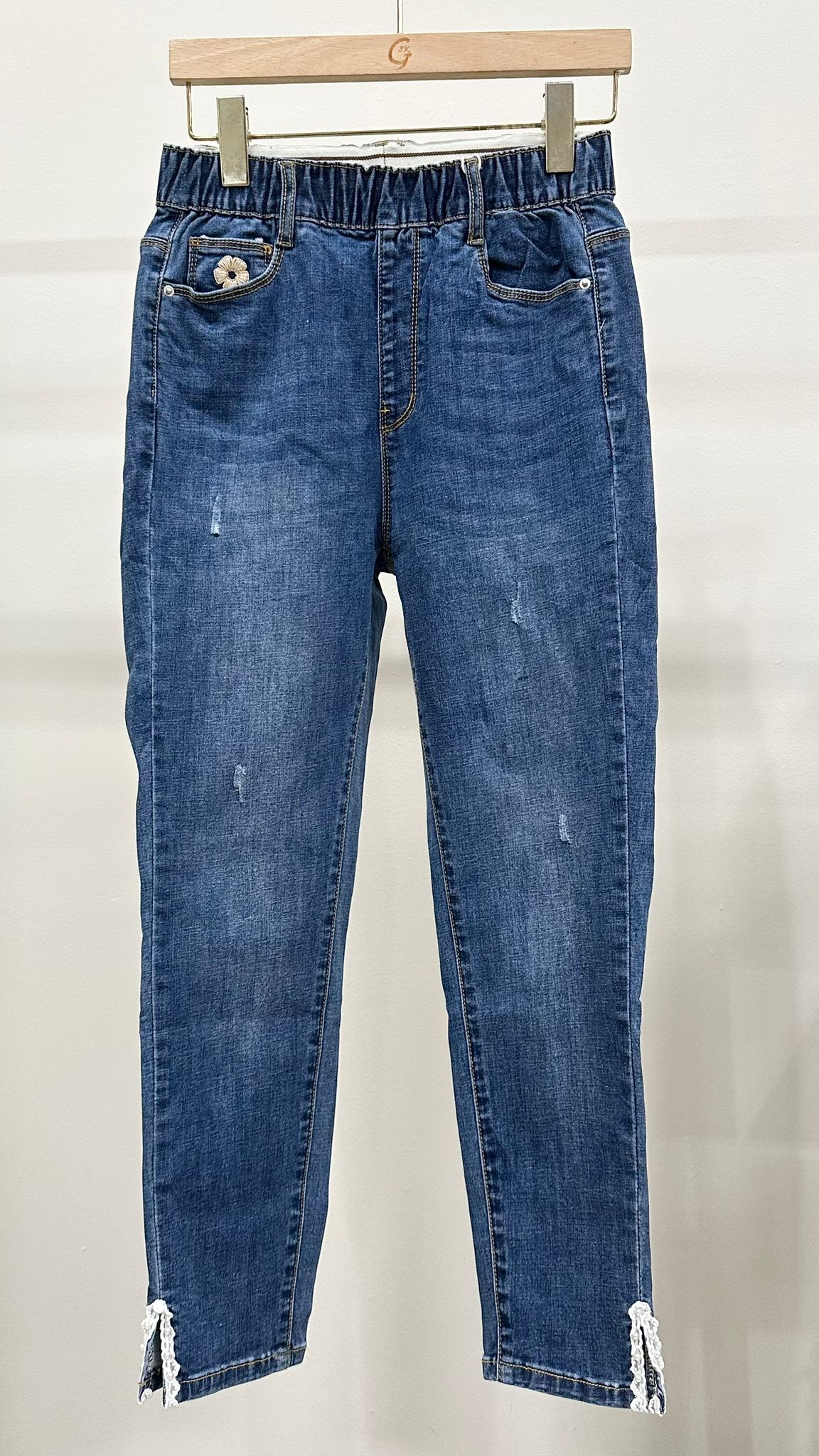 (D2102)Denim Pants