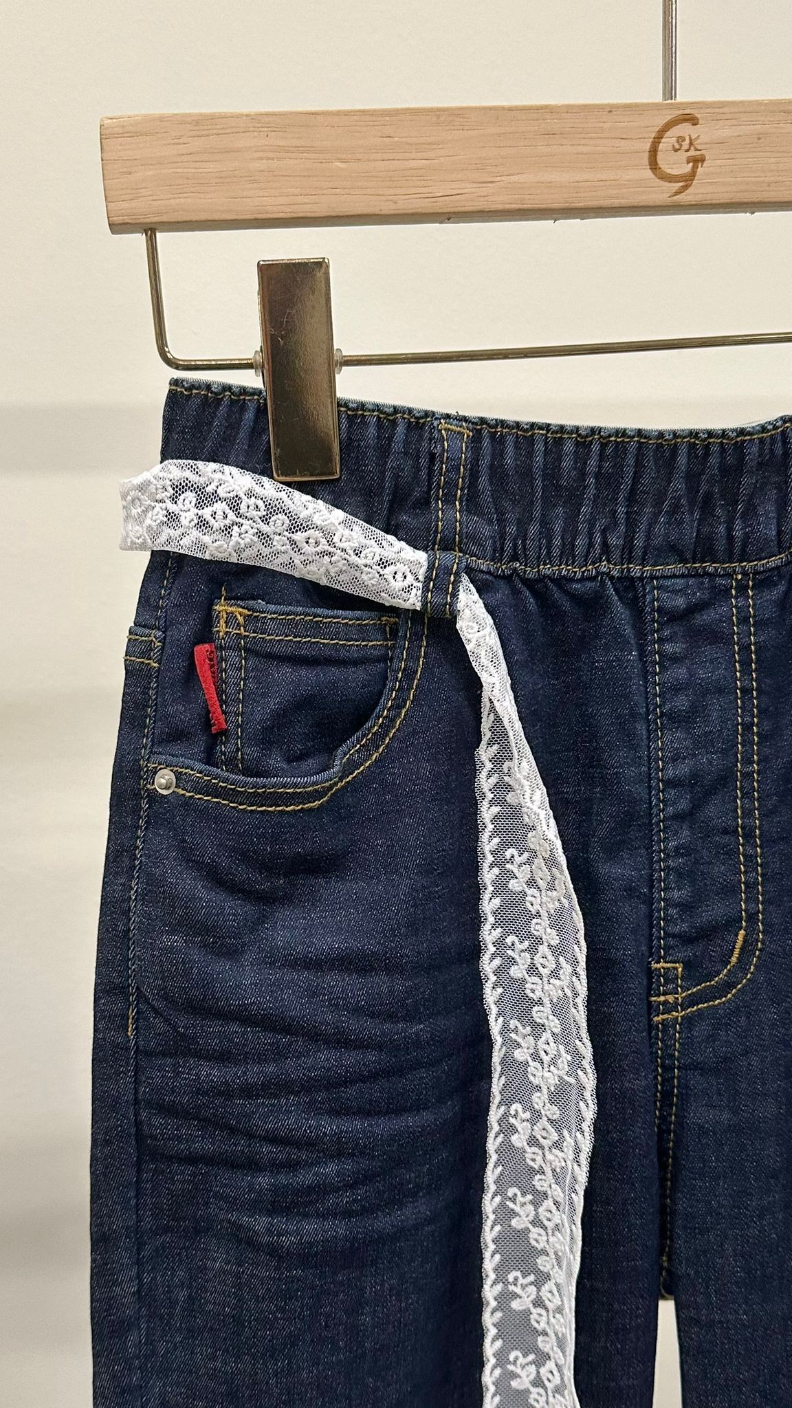 (D2105)Denim Pants