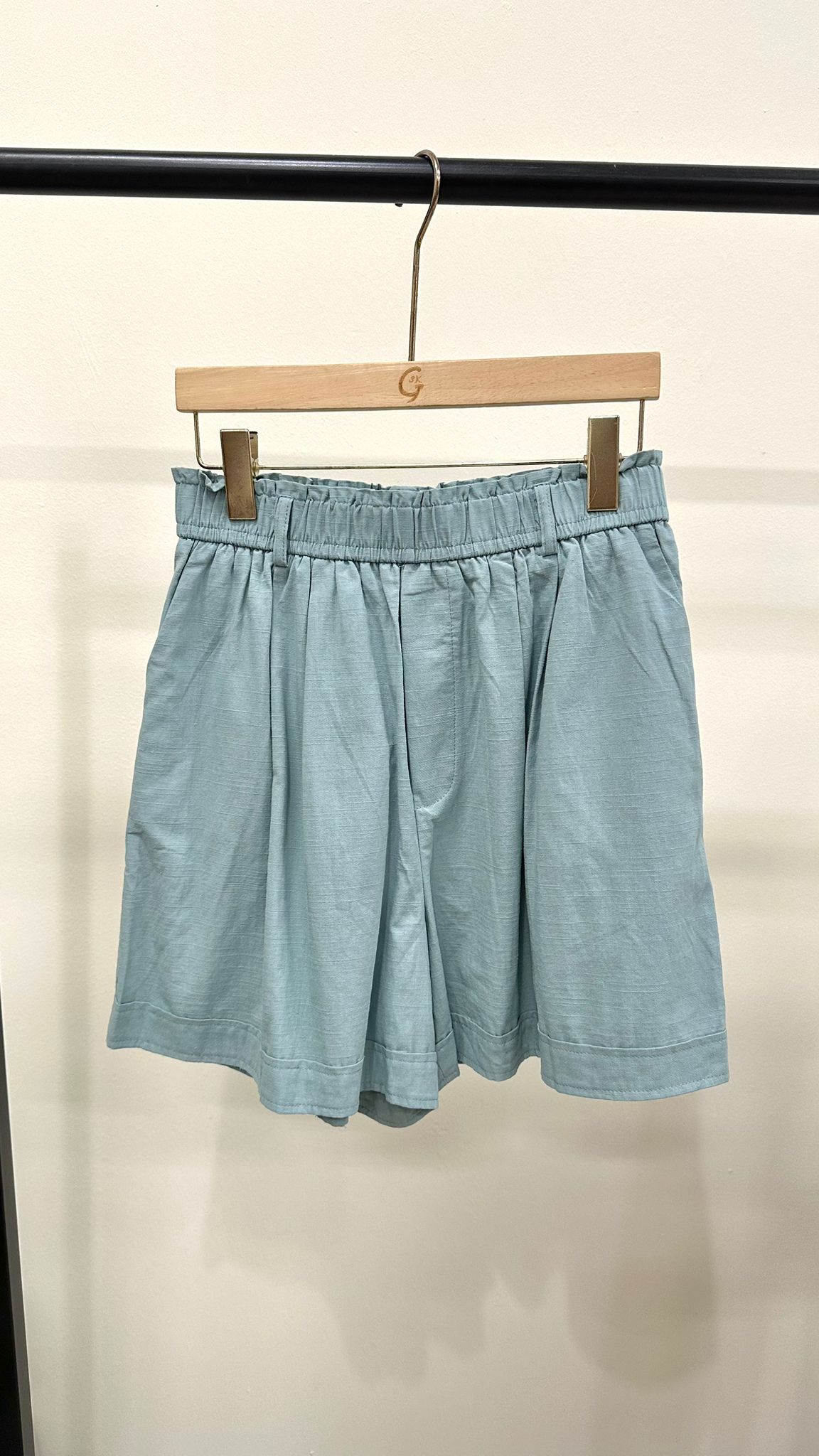 (D2116)Linen Cotton Shorts