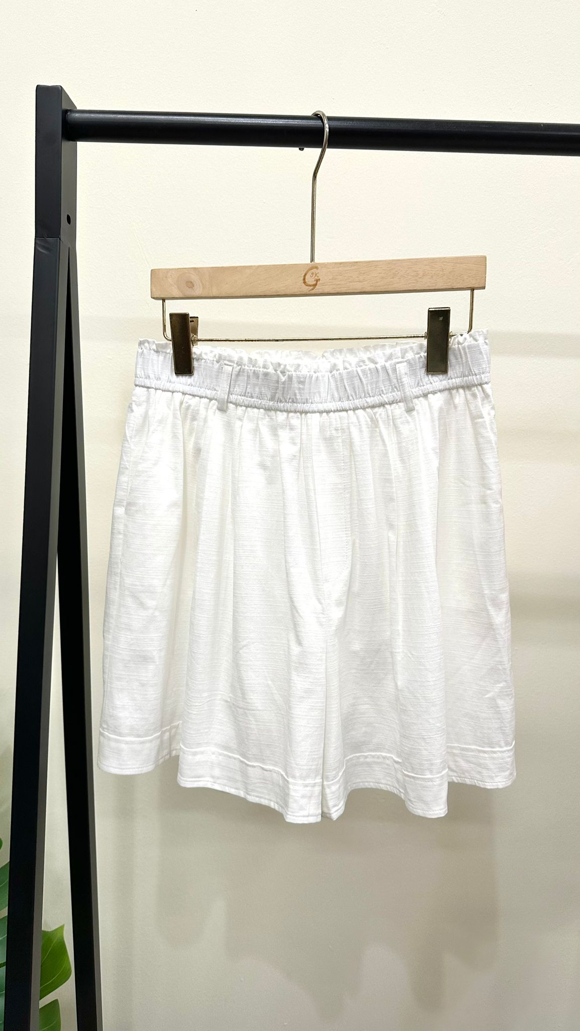 (D2116)Linen Cotton Shorts