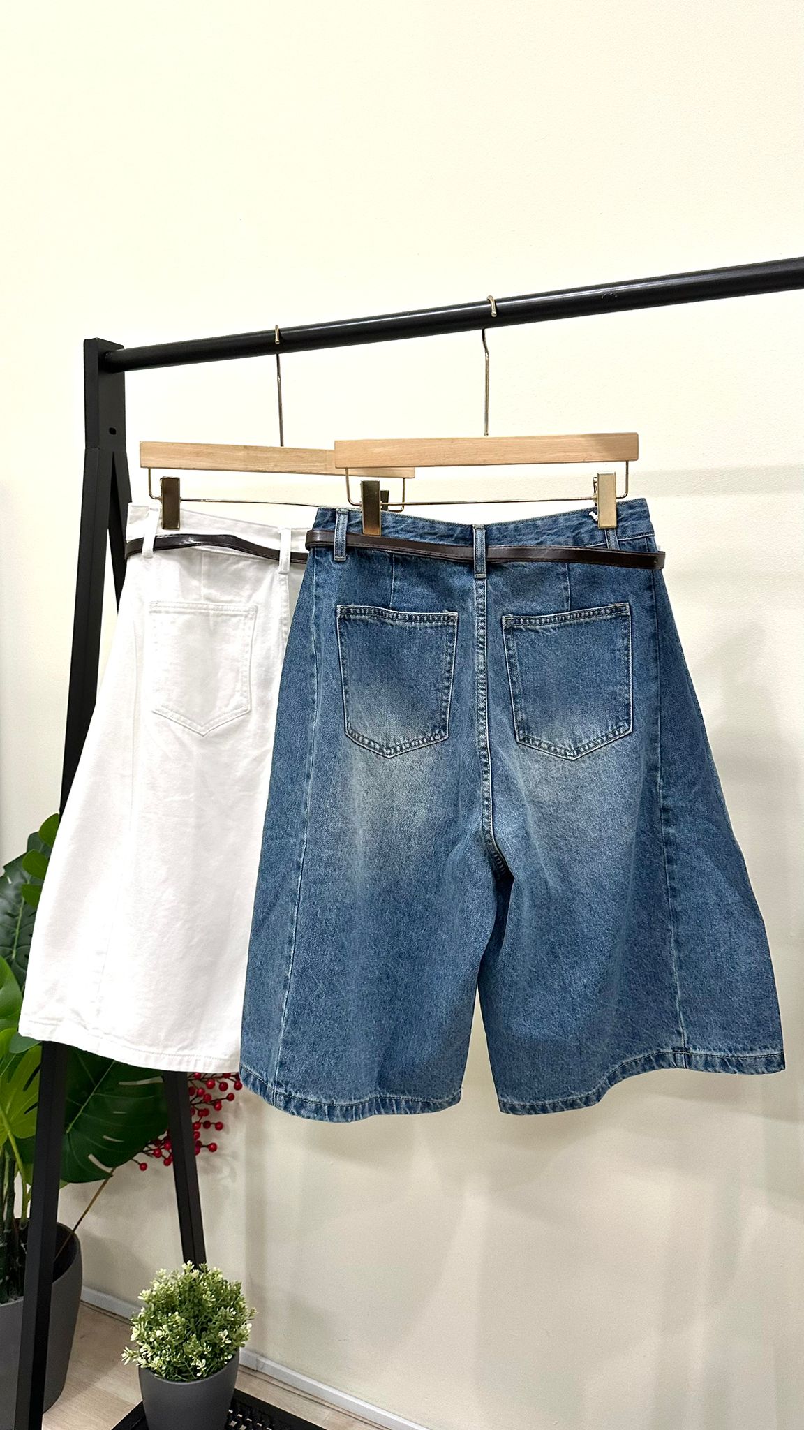 (D2130)Denim Pants