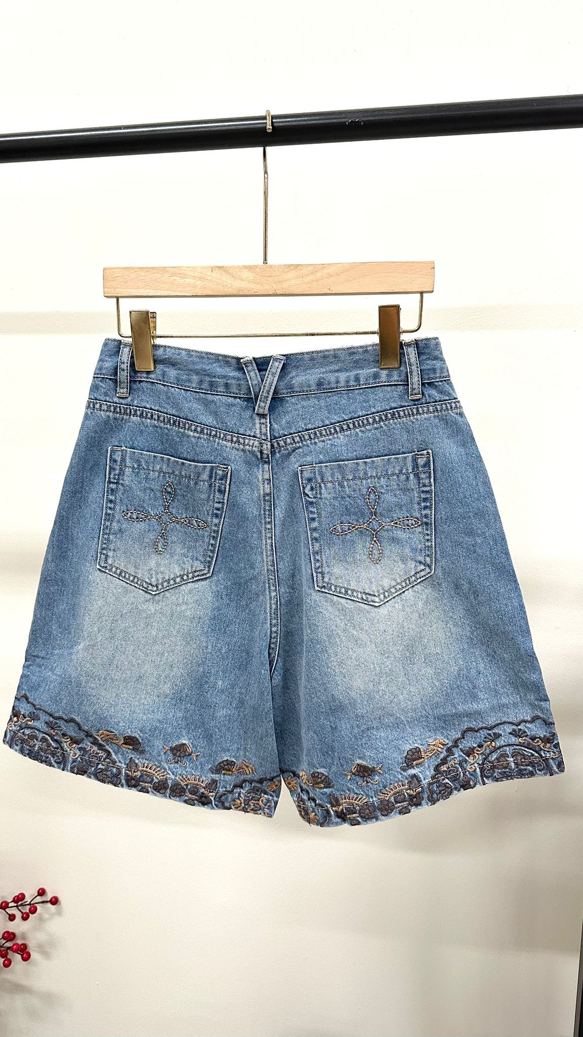 (D2138)Denim Pants