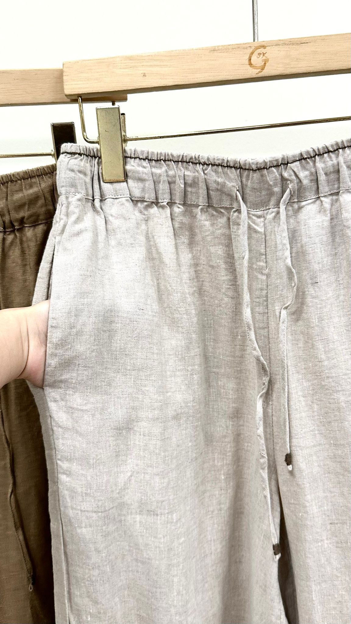 (D2142)Linen Pants