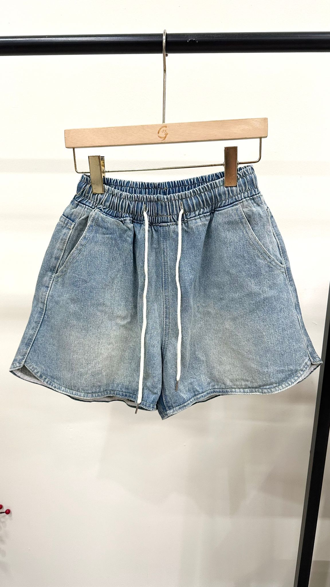 (D2144)Denim Shorts