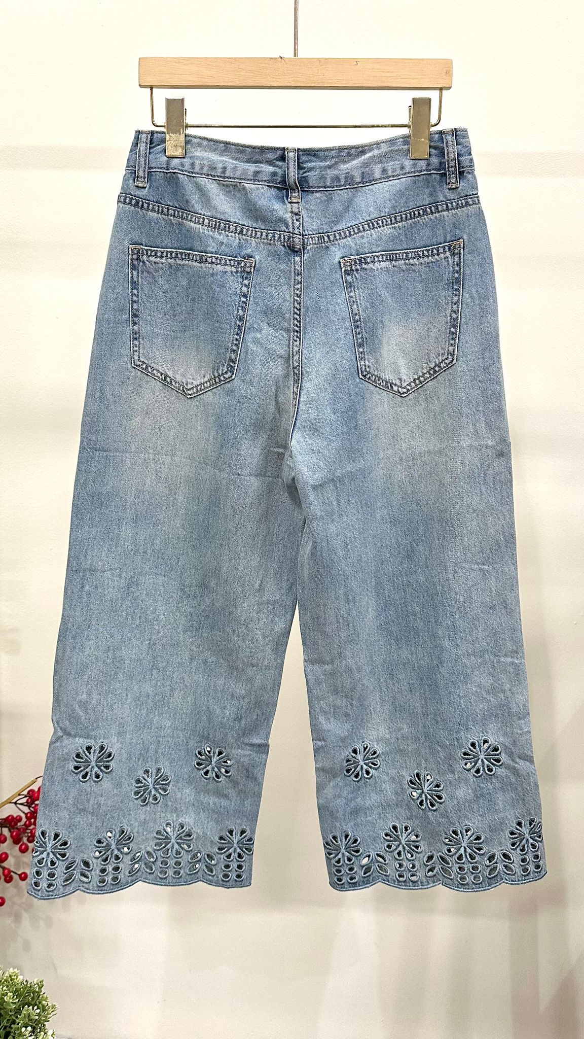 (D2146)Denim Pants