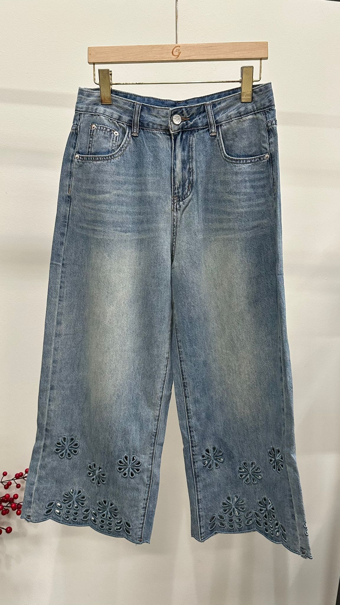 (D2146)Denim Pants