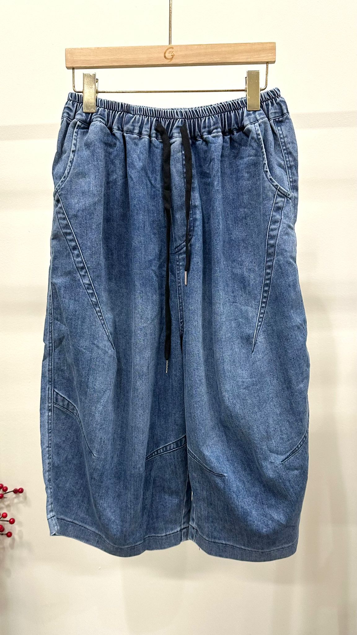 (D2158)Denim Pants
