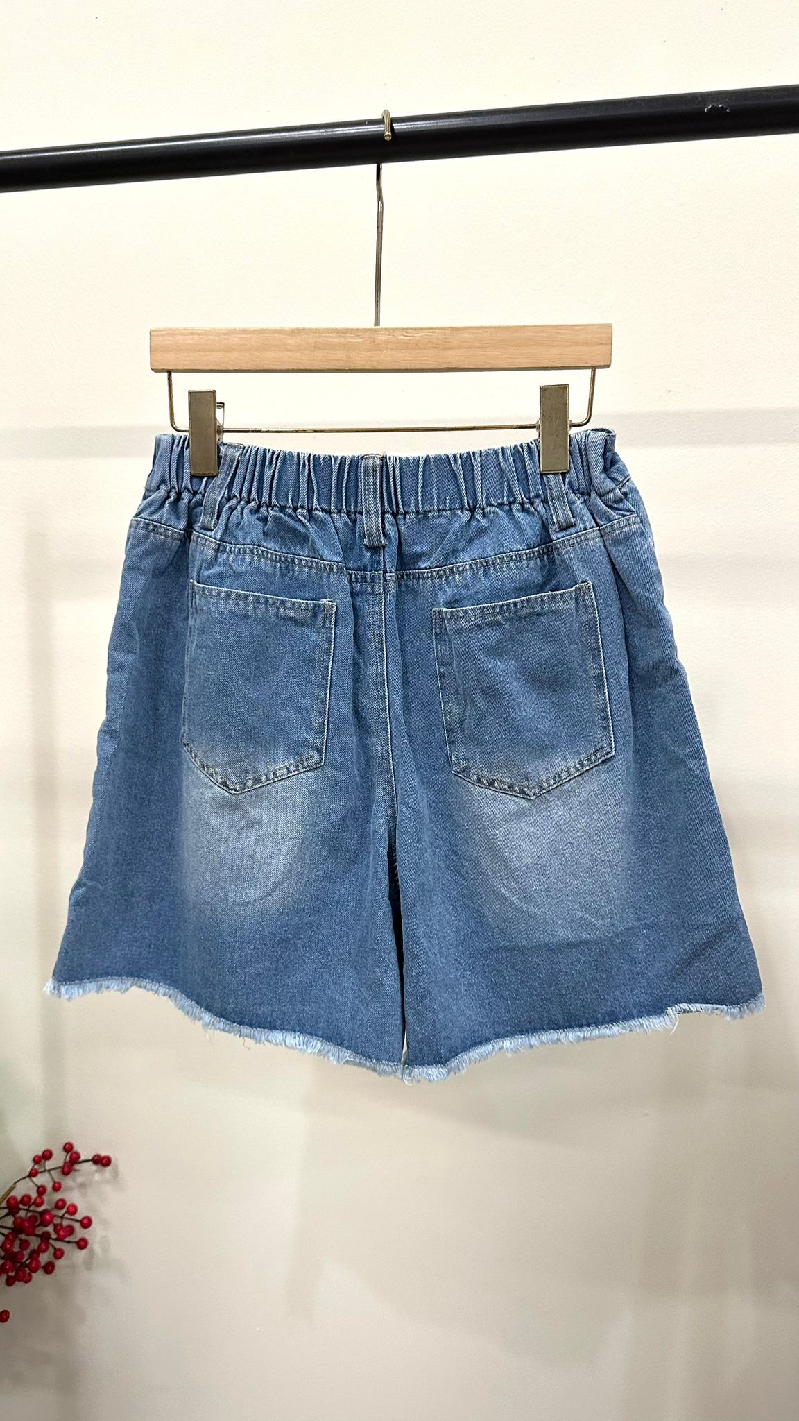(D2159)Denim Shorts