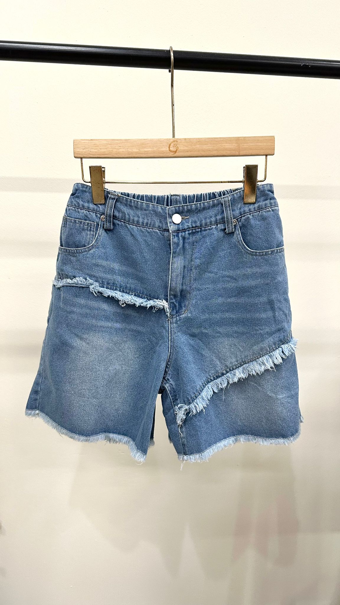 (D2159)Denim Shorts