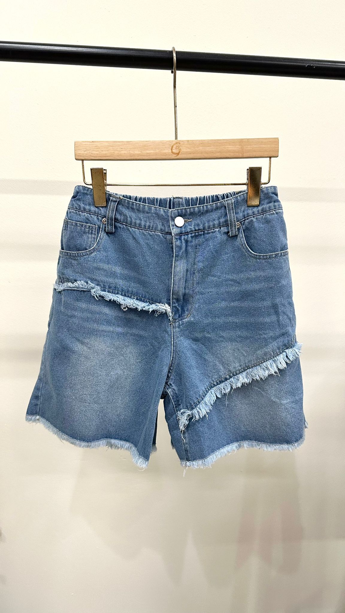 (D2159)Denim Shorts