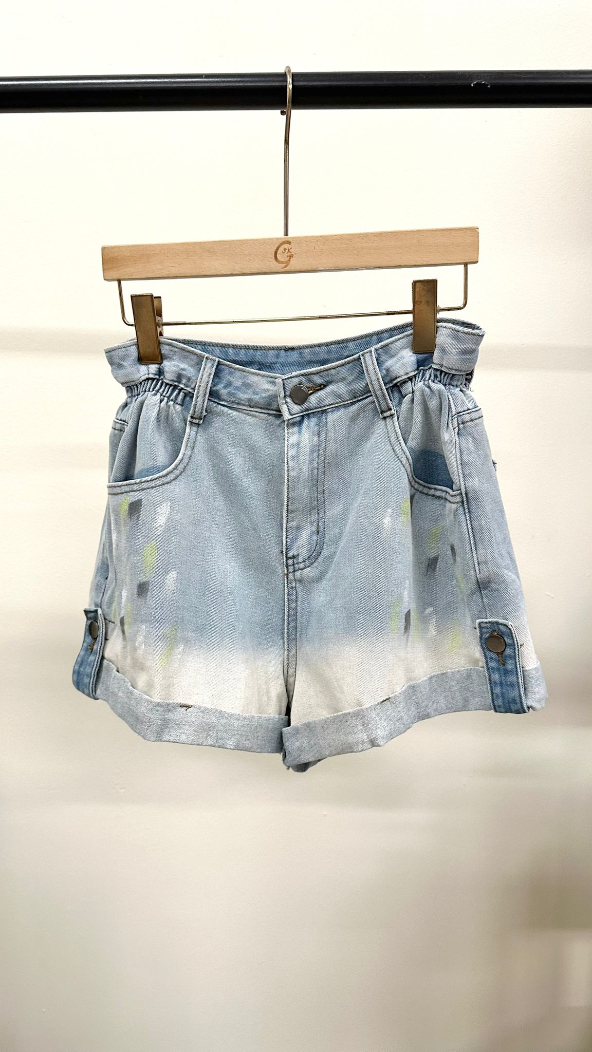 (D2162)Denim Shorts
