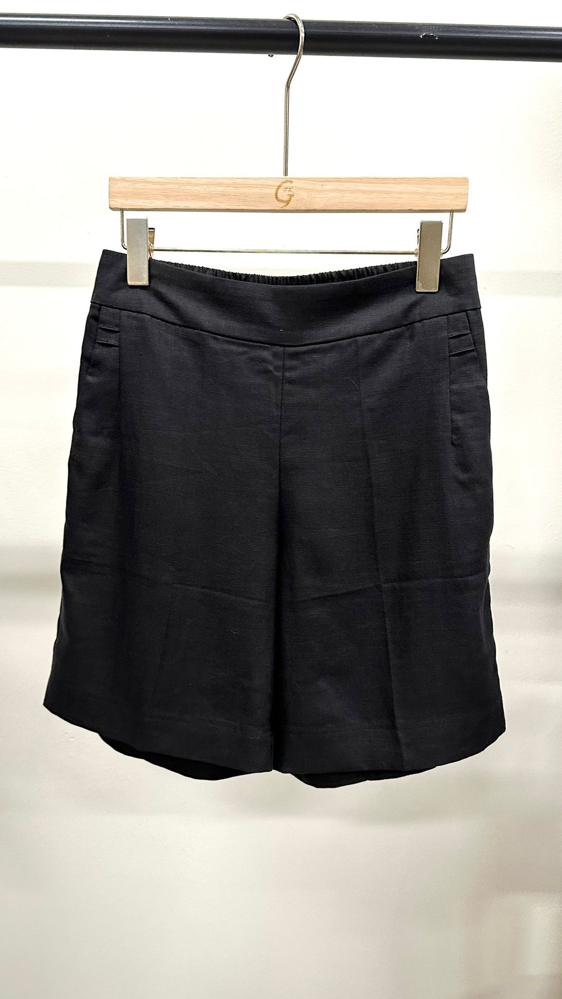 (D2165)Linen Shorts