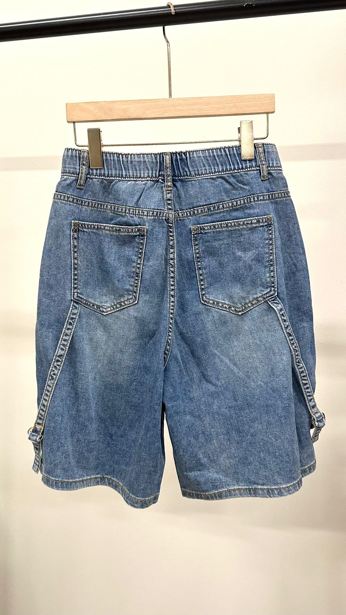 (D2169)Denim Shorts