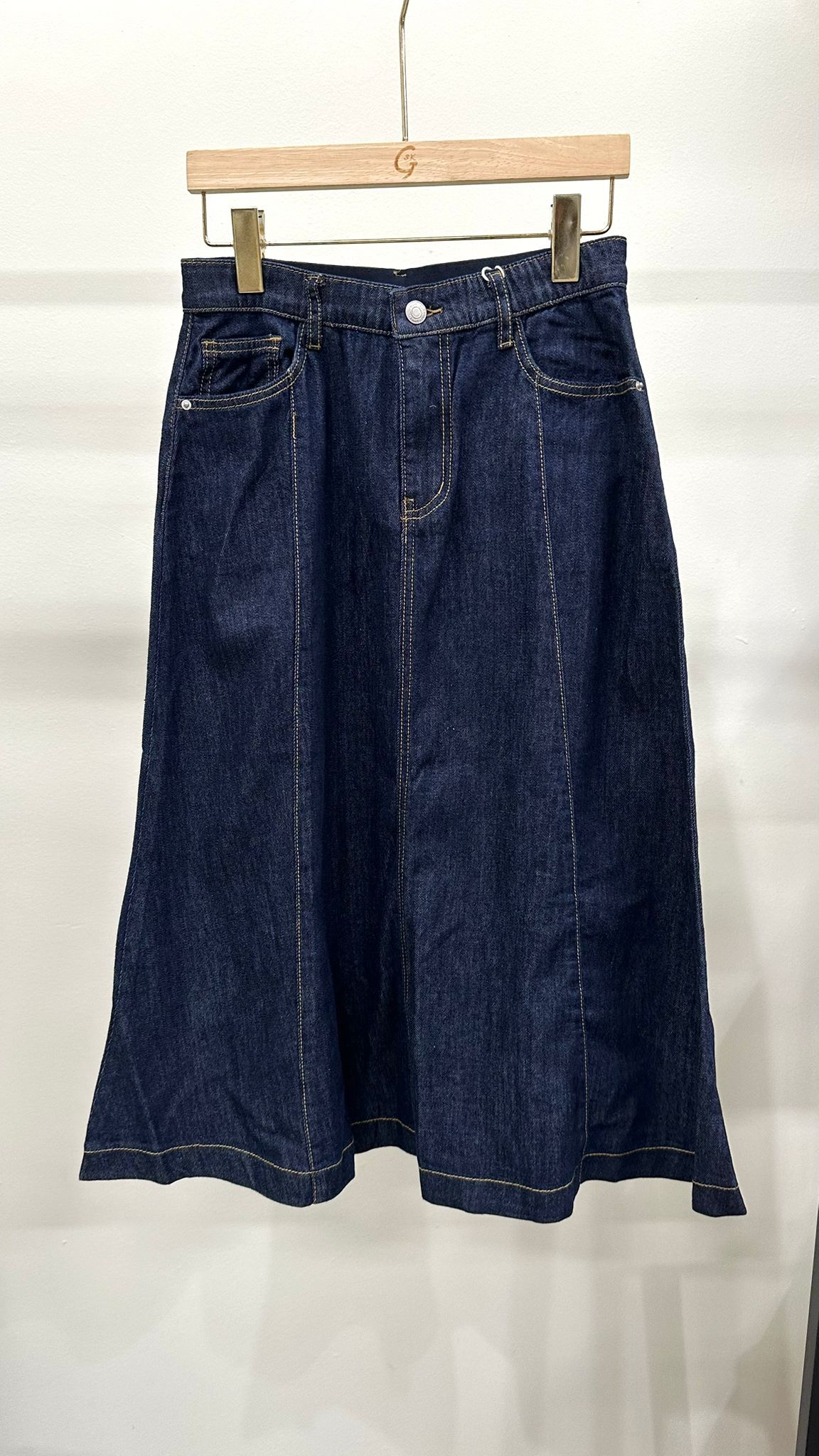 (D2172)Denim Skirt