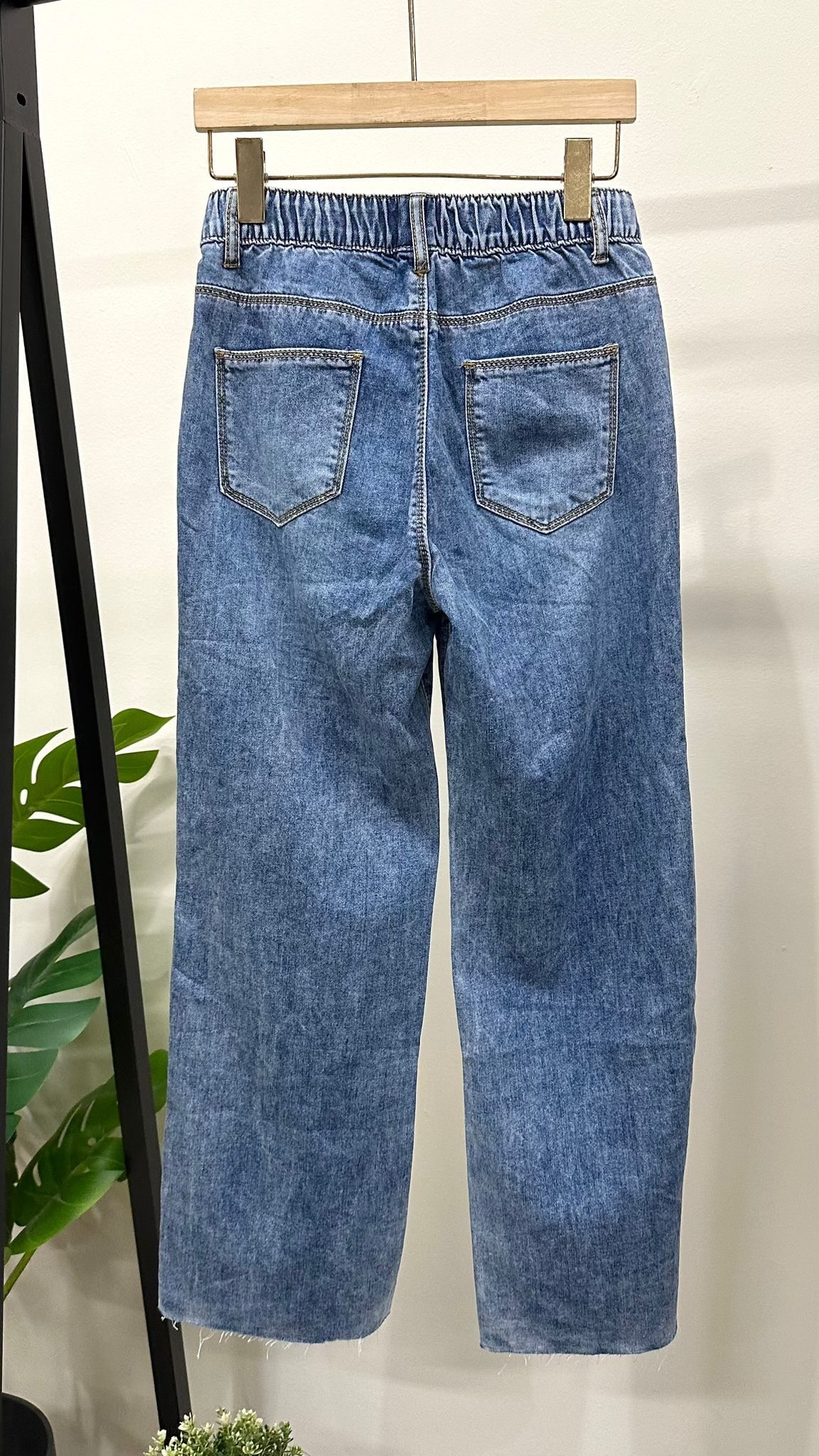 (D2157)Denim Pants