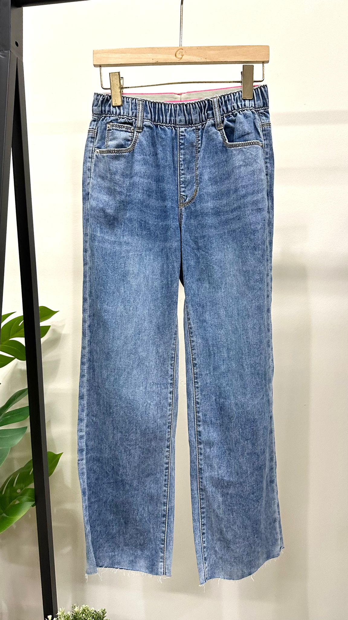 (D2157)Denim Pants