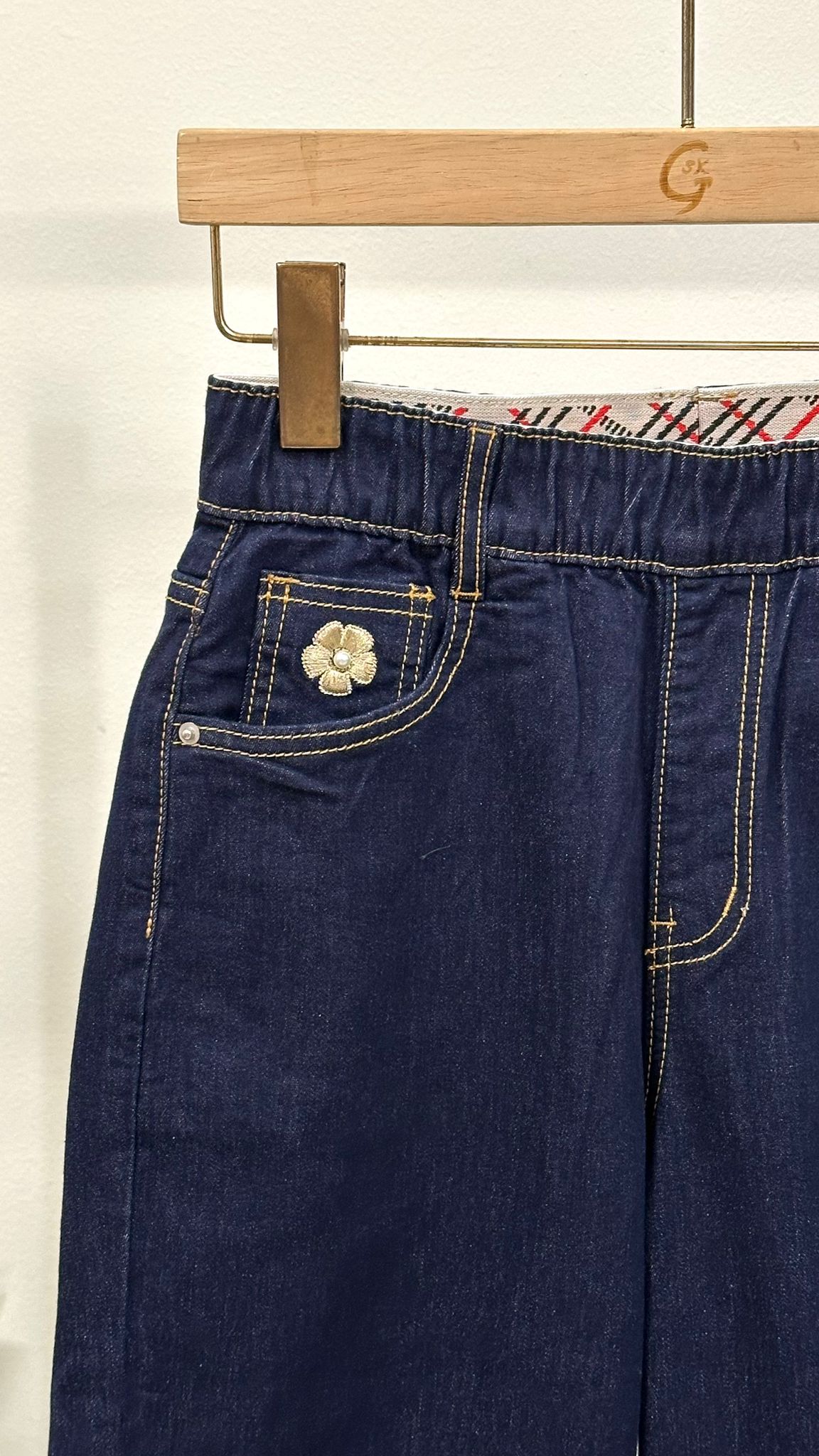 (D2176)Denim Pants