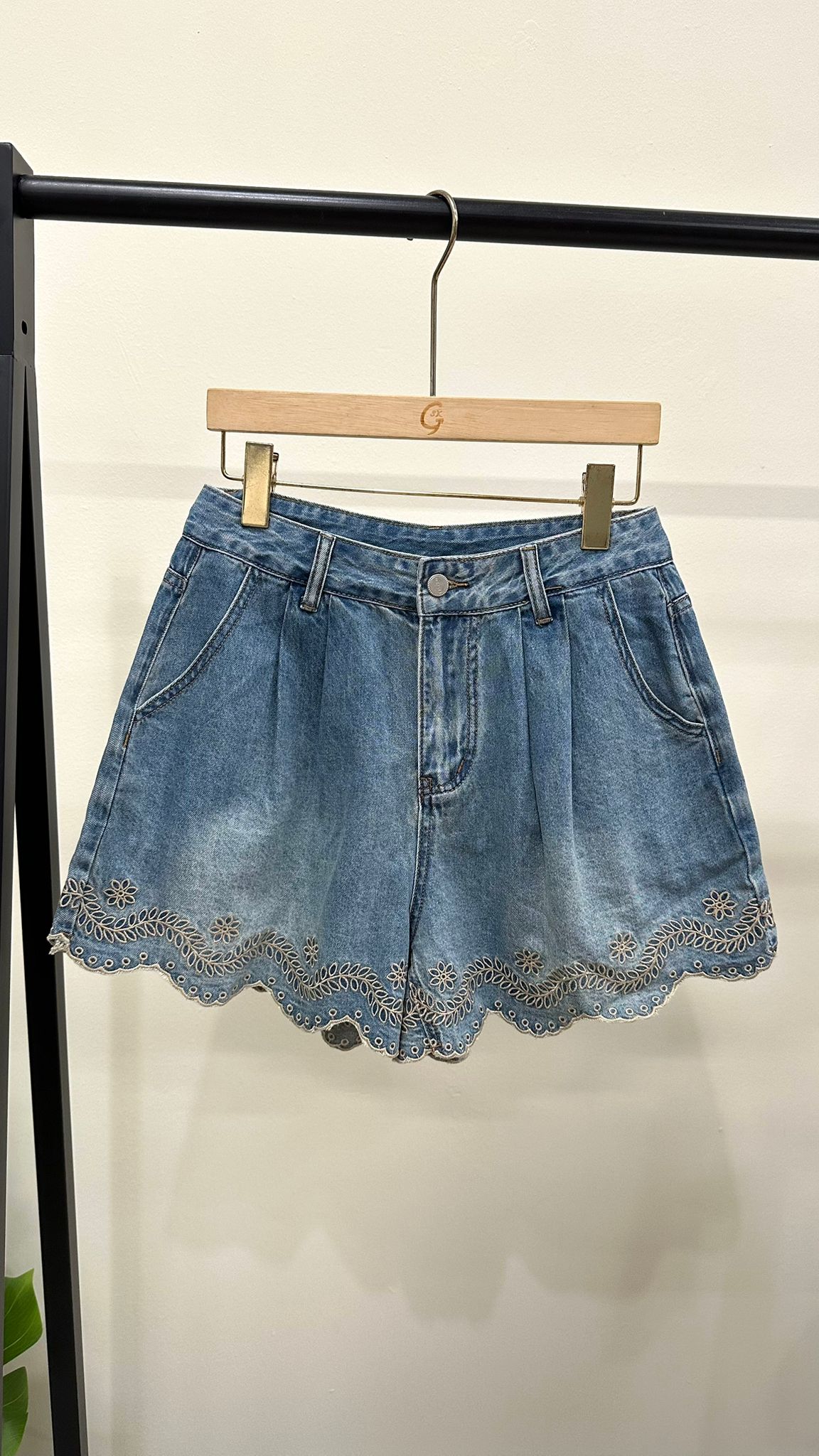(D2185)Denim Shorts