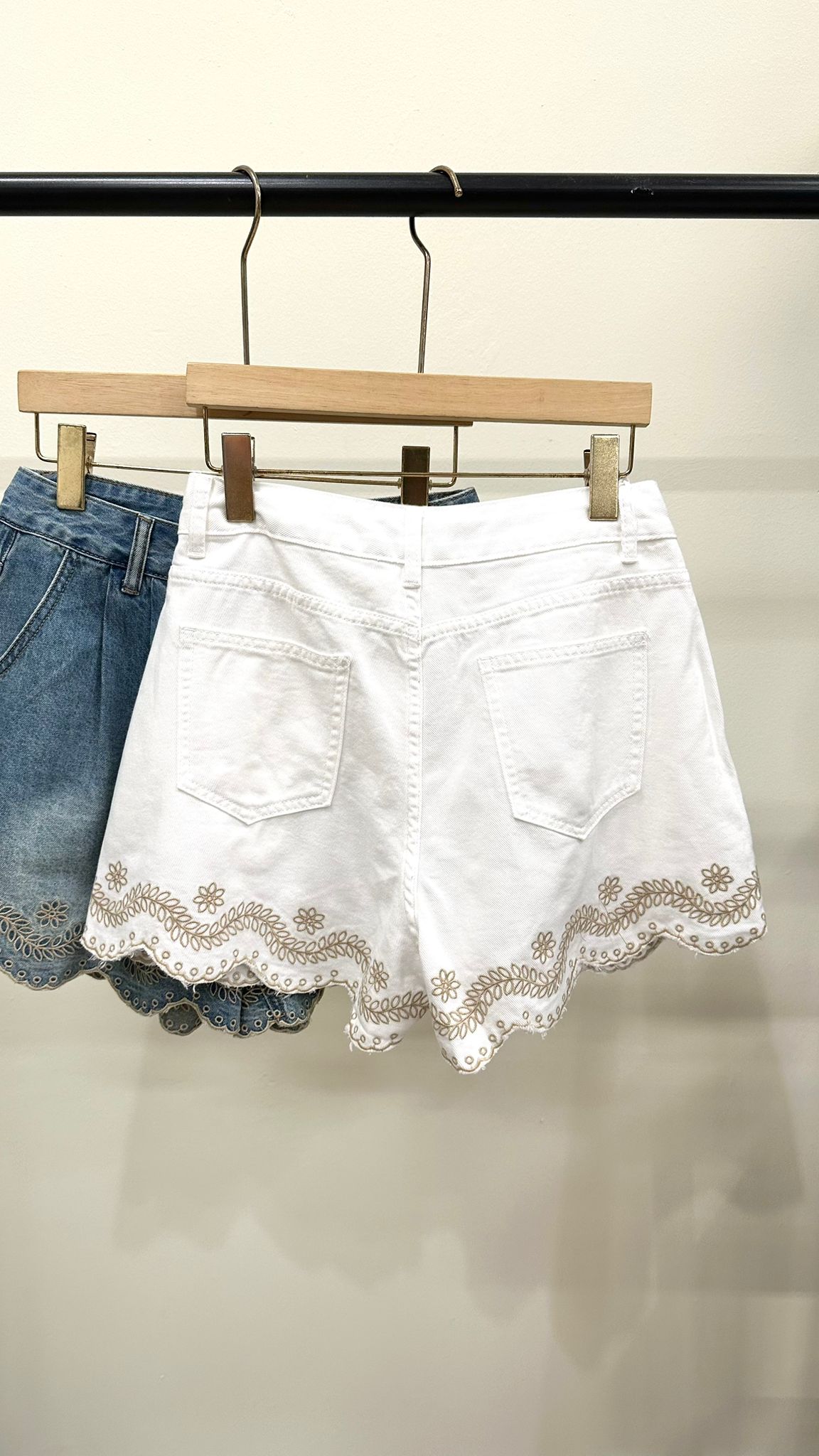 (D2185)Denim Shorts