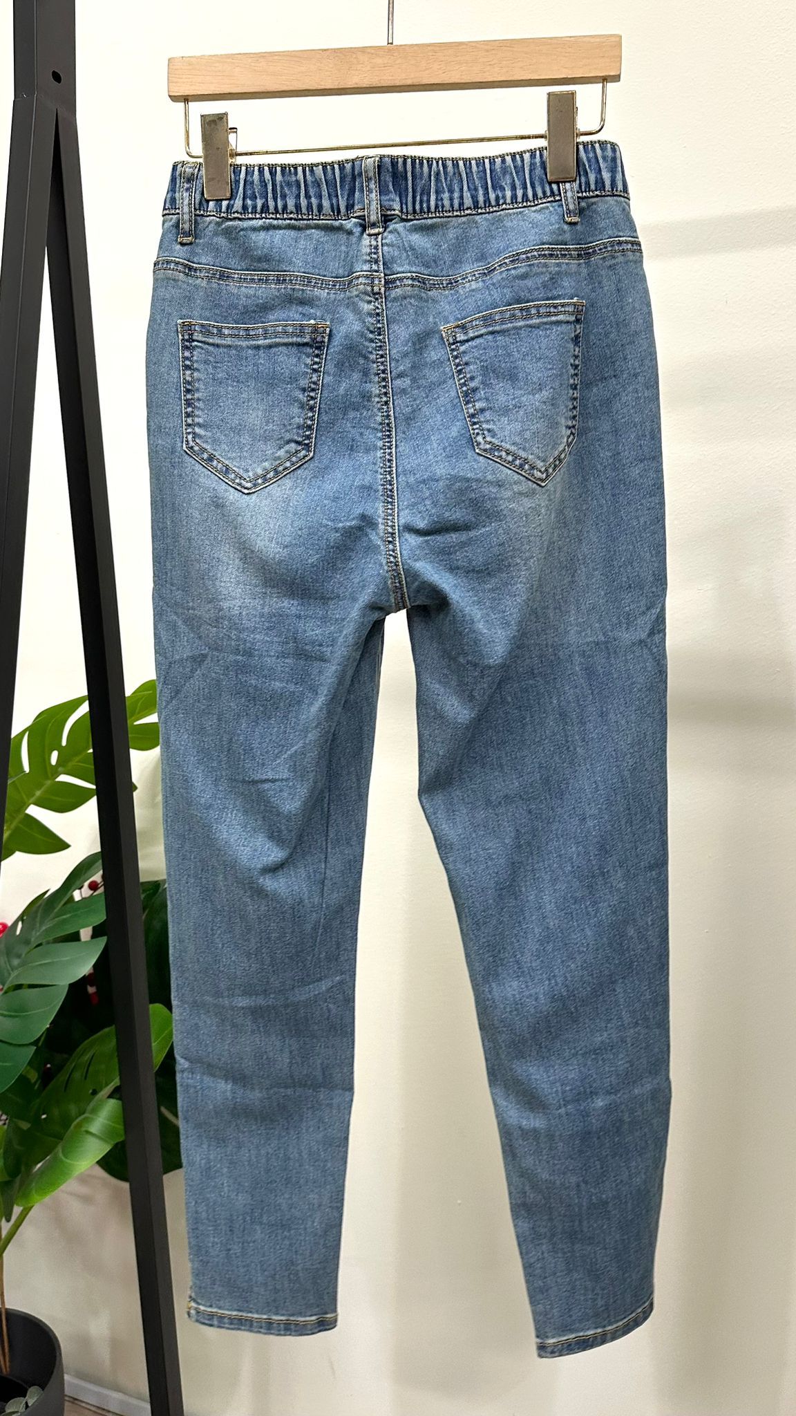 (D2196)Denim Pants