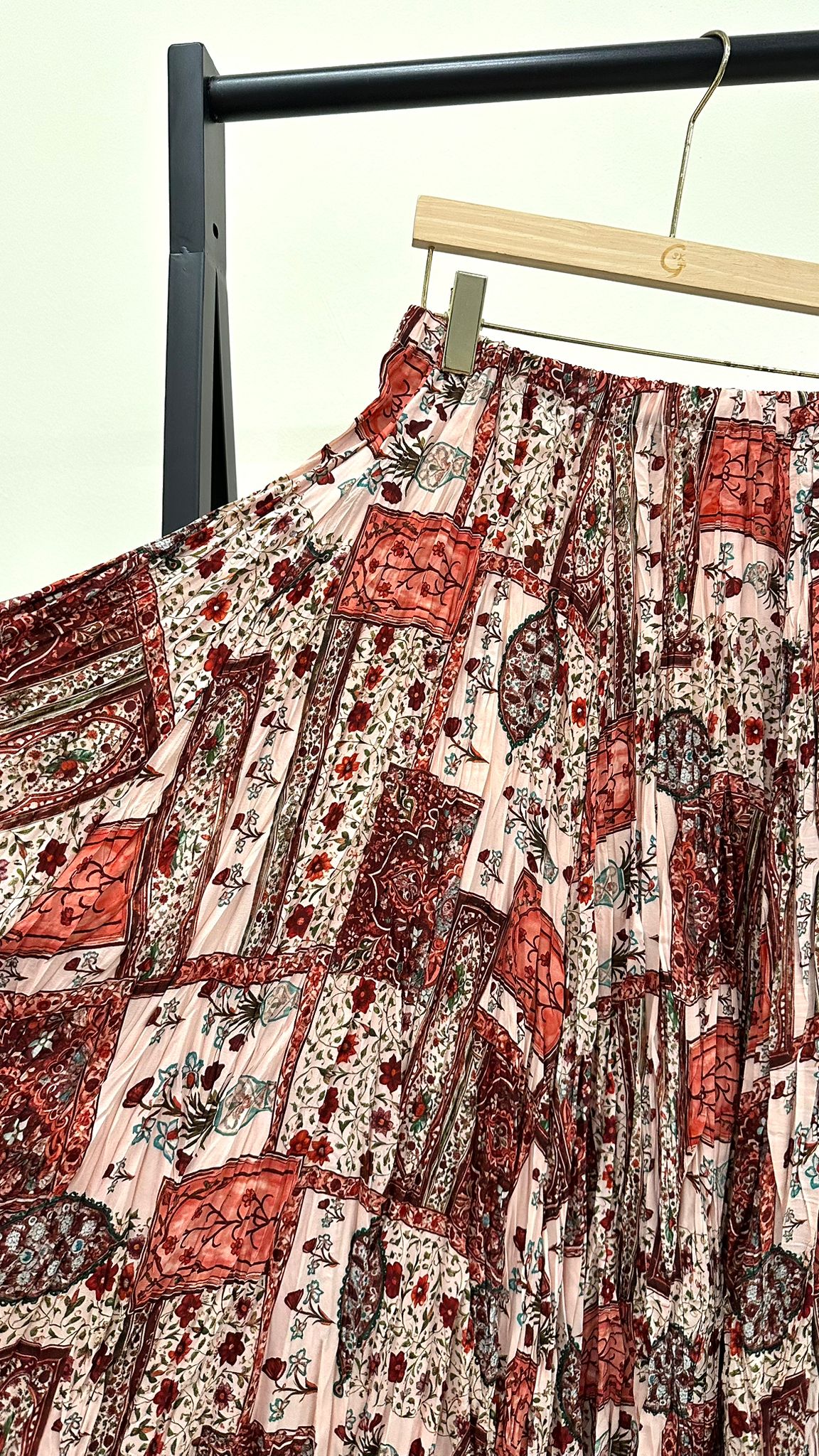 (D2210)Pattern Skirt