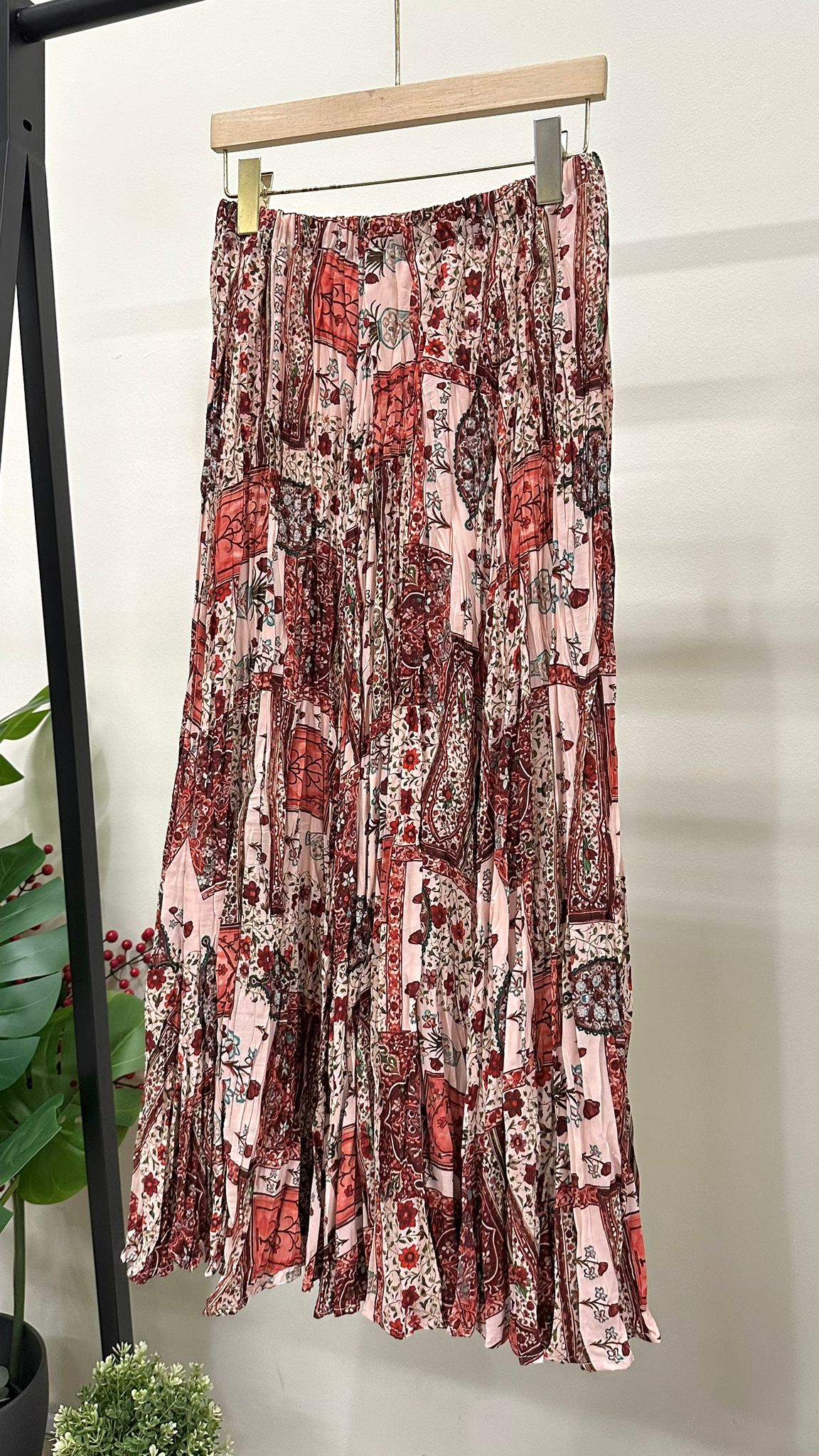 (D2210)Pattern Skirt