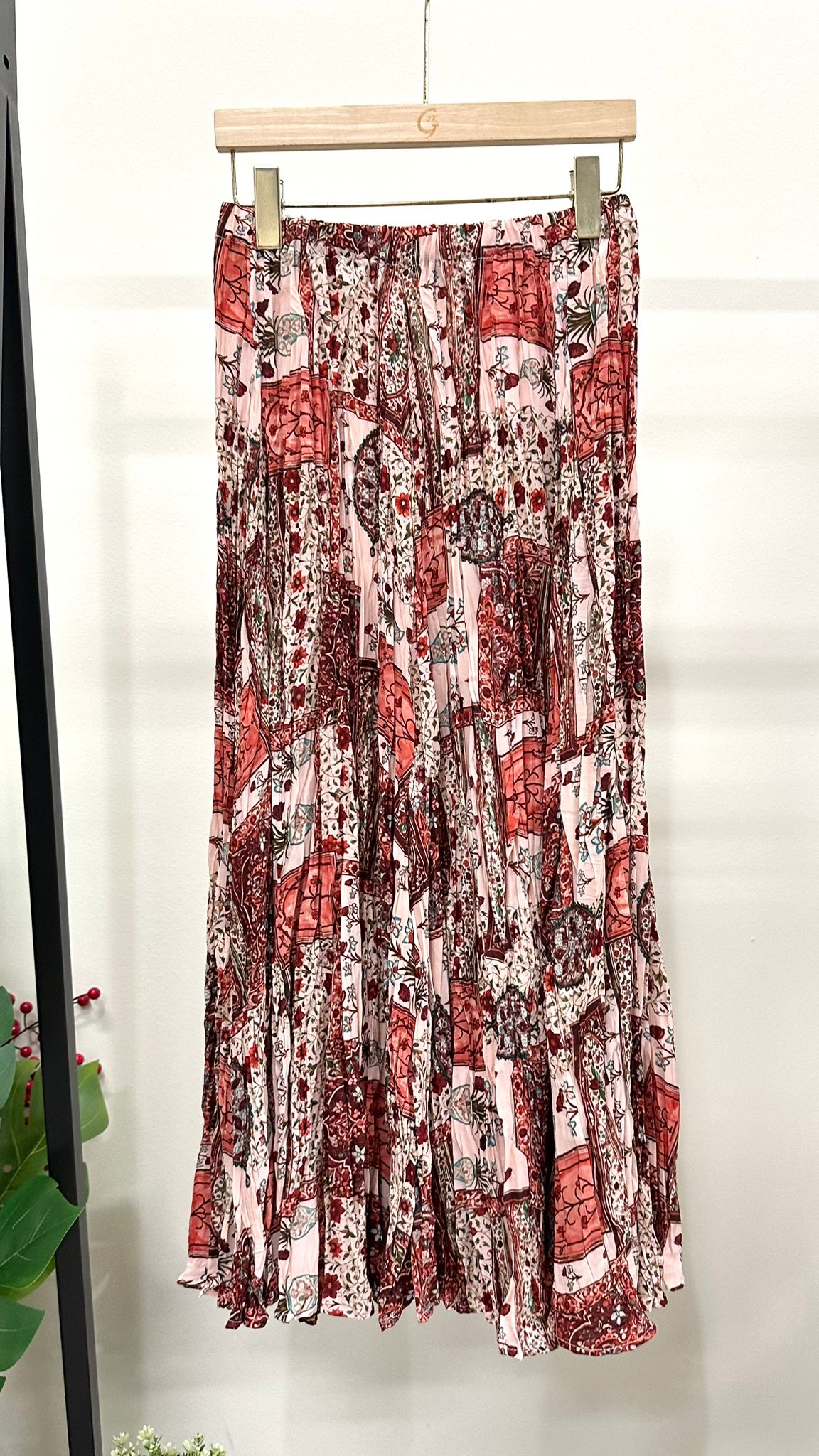 (D2210)Pattern Skirt